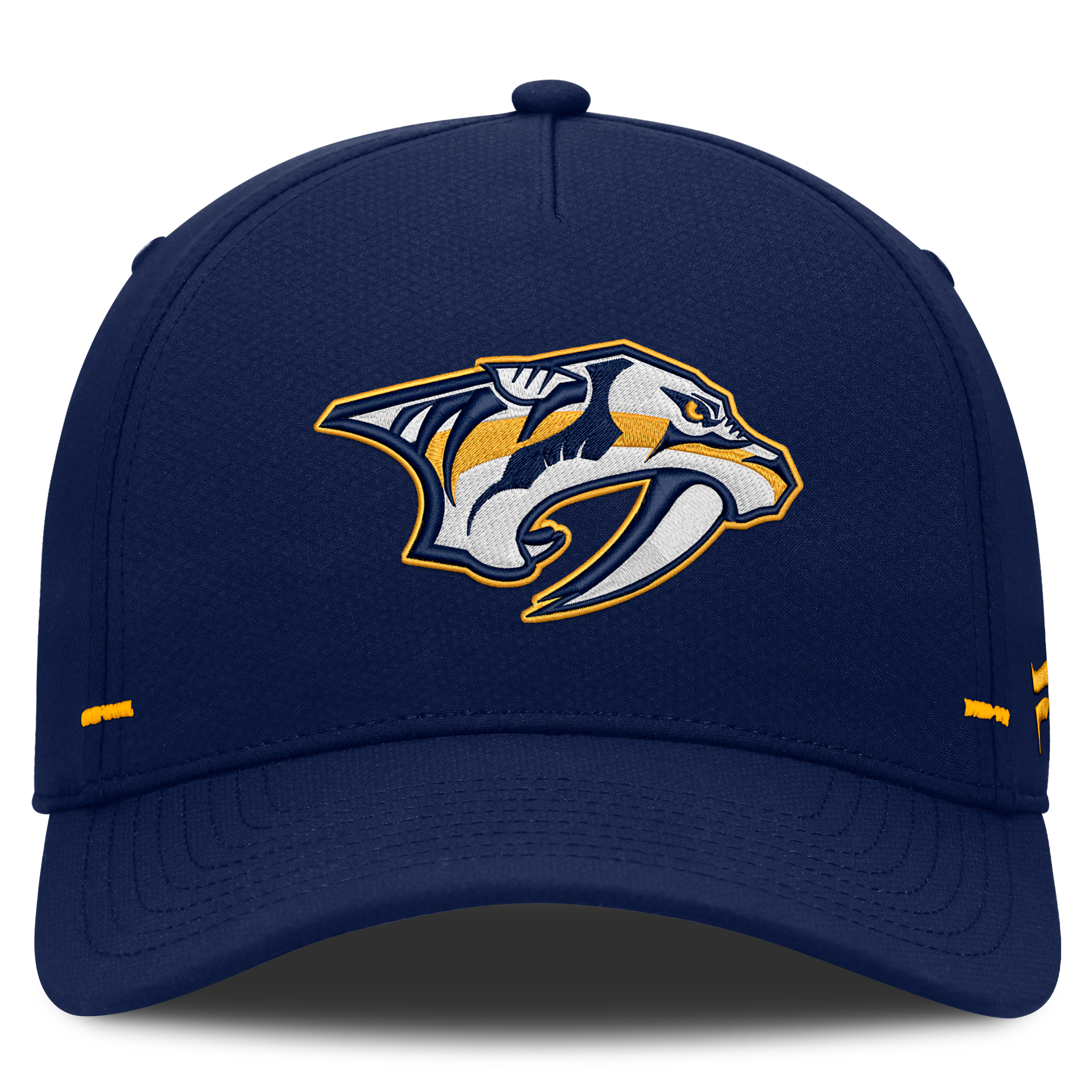 Casquette ajustable Fanatics Navy Nashville Predators Authentic Pro Rink Bar Tacks A-Frame pour homme