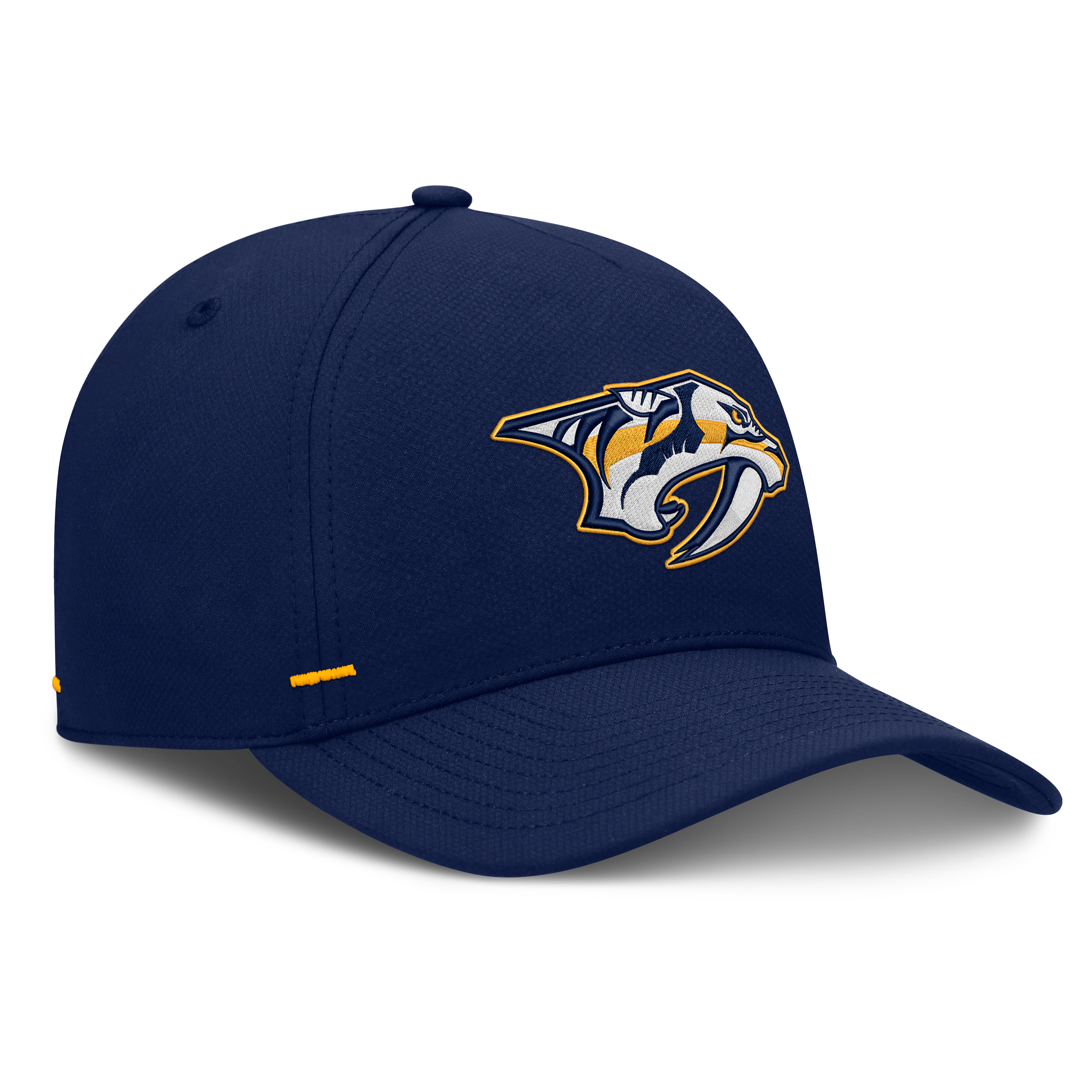 Casquette ajustable Fanatics Navy Nashville Predators Authentic Pro Rink Bar Tacks A-Frame pour homme