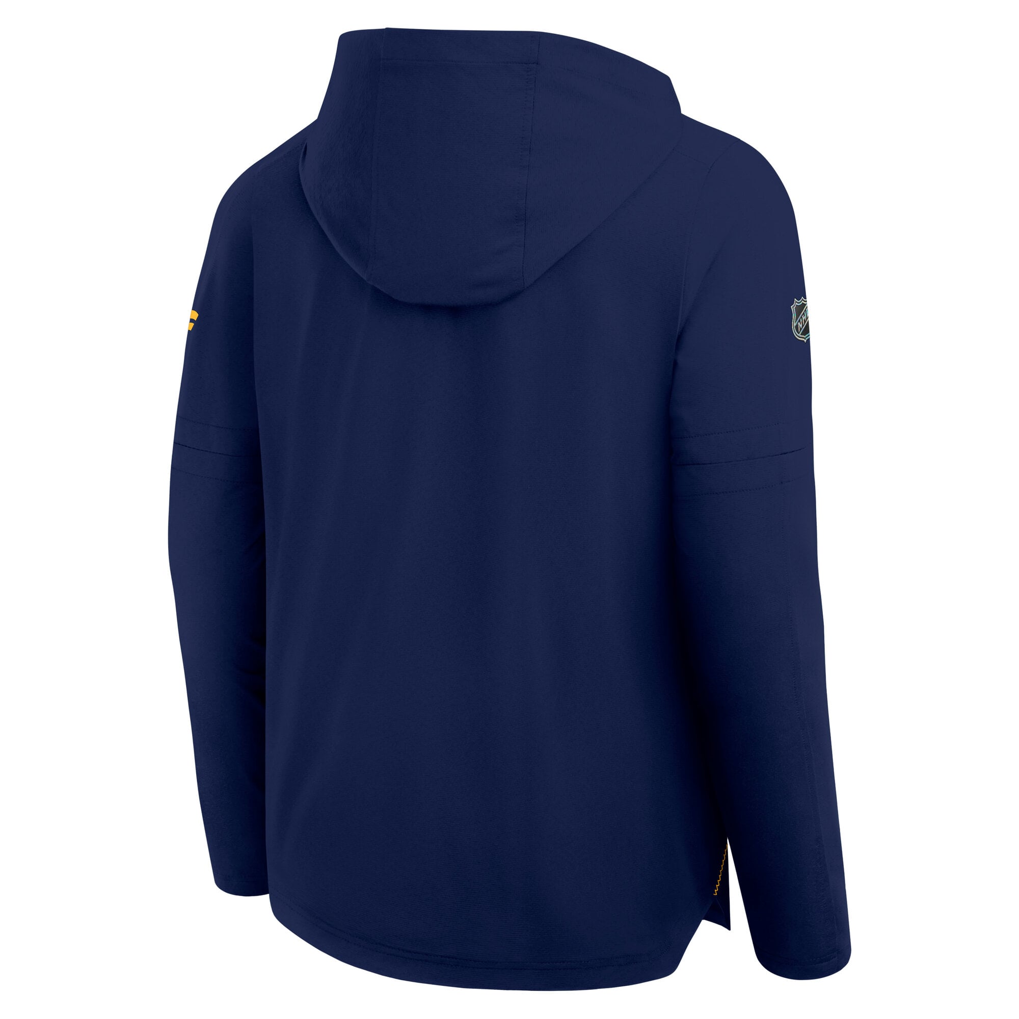 Sweat à capuche léger Fanatics Navy Nashville Predators Authentic Pro Train pour homme