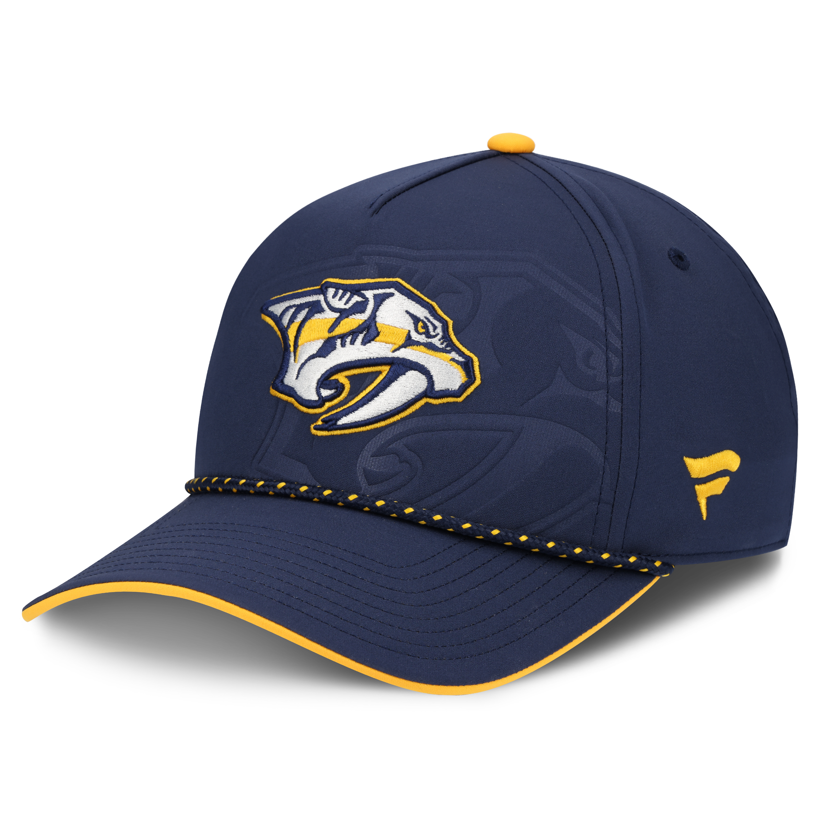 Casquette ajustable Fanatics Navy Nashville Predators On Stage Podium A-Frame pour homme