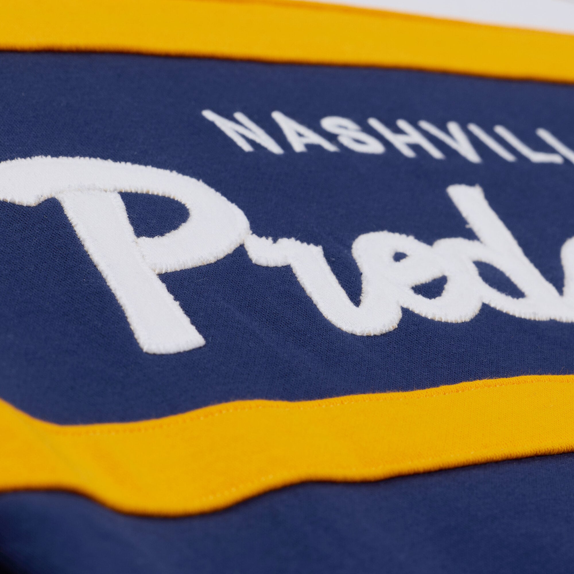 Men's Mitchell & Ness Navy Nashville Predators Head Coach Hoodie