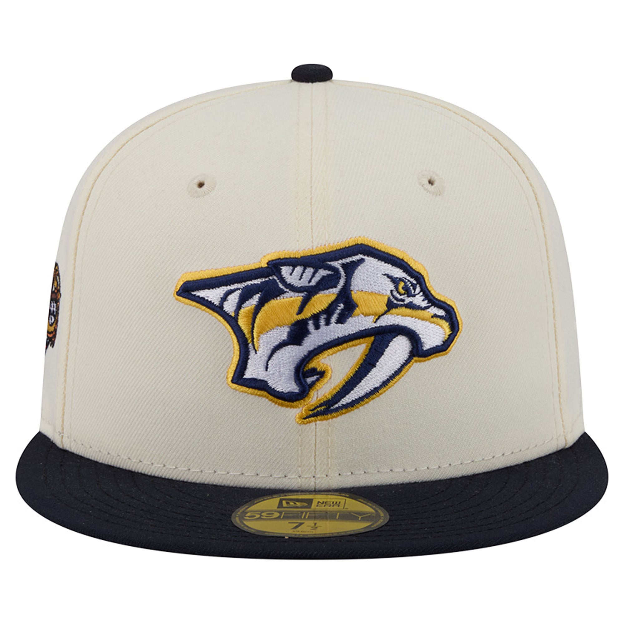 Men's New Era Cream Nashville Predators America's 250th Two-Tone 59FIFTY Fitted Hat