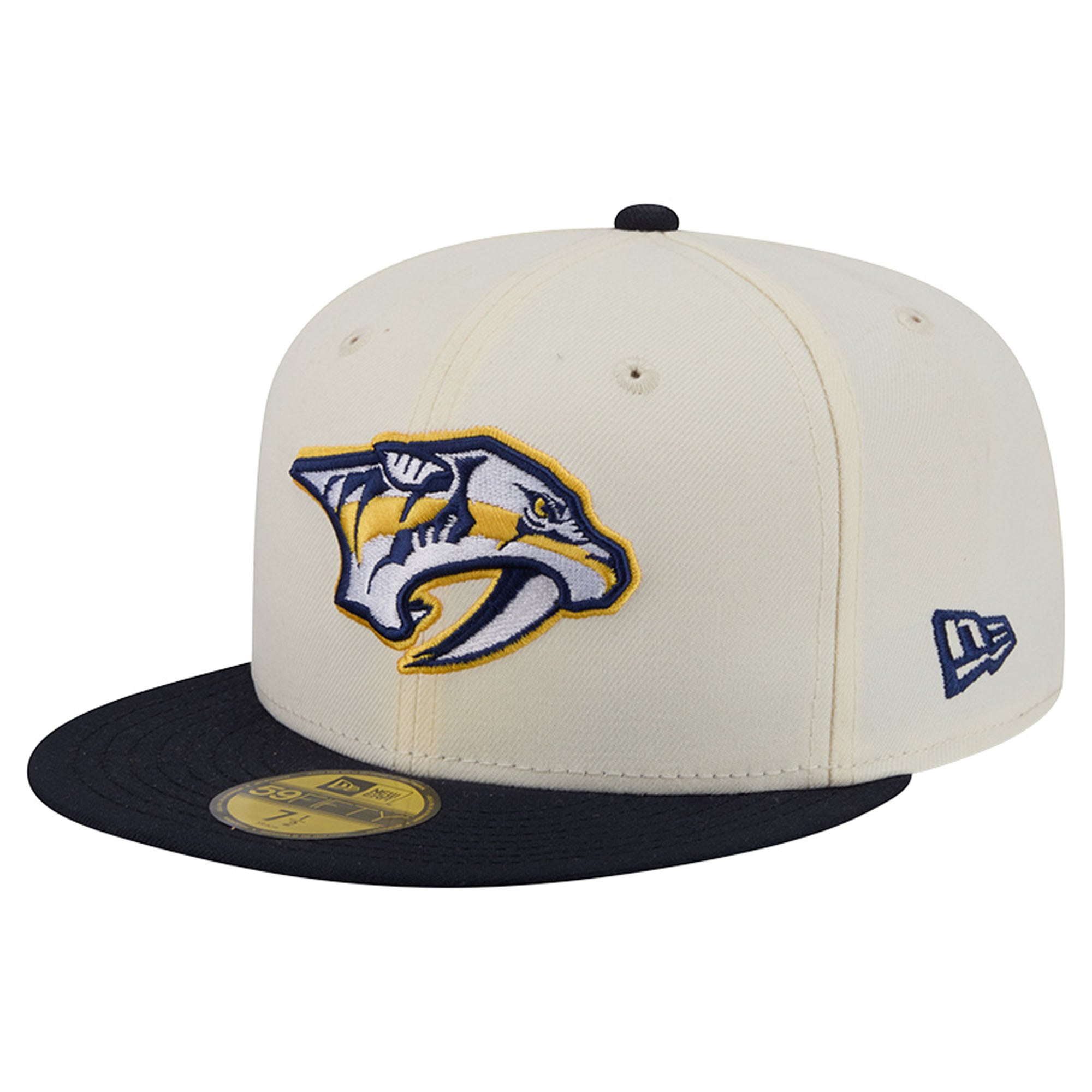 Men's New Era Cream Nashville Predators America's 250th Two-Tone 59FIFTY Fitted Hat