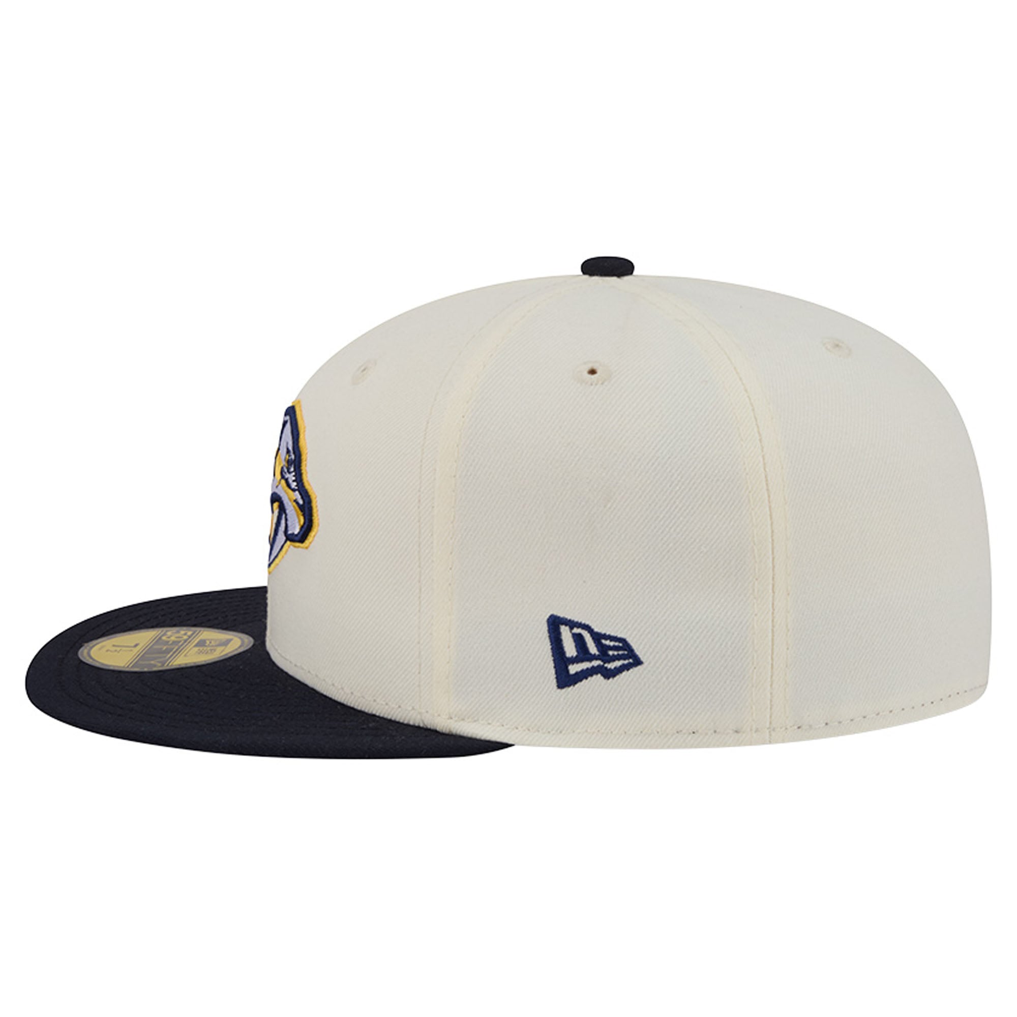 Men's New Era Cream Nashville Predators America's 250th Two-Tone 59FIFTY Fitted Hat