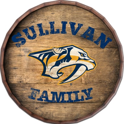 Nashville Predators 24" Personalized Barrel Top