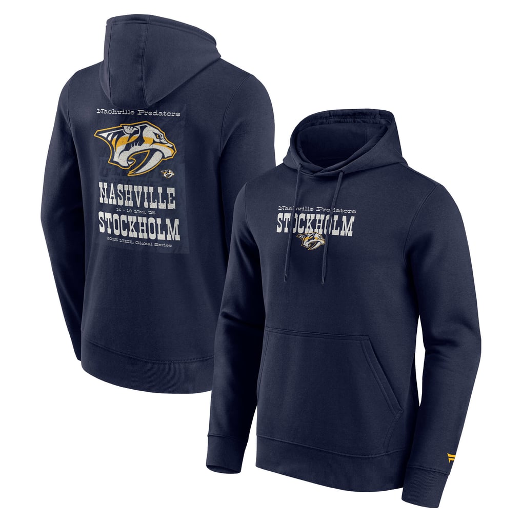 Pull à Capuche CCM Nashville Predators NHL - Taille XL Bleu - Occasion Excellente Condition