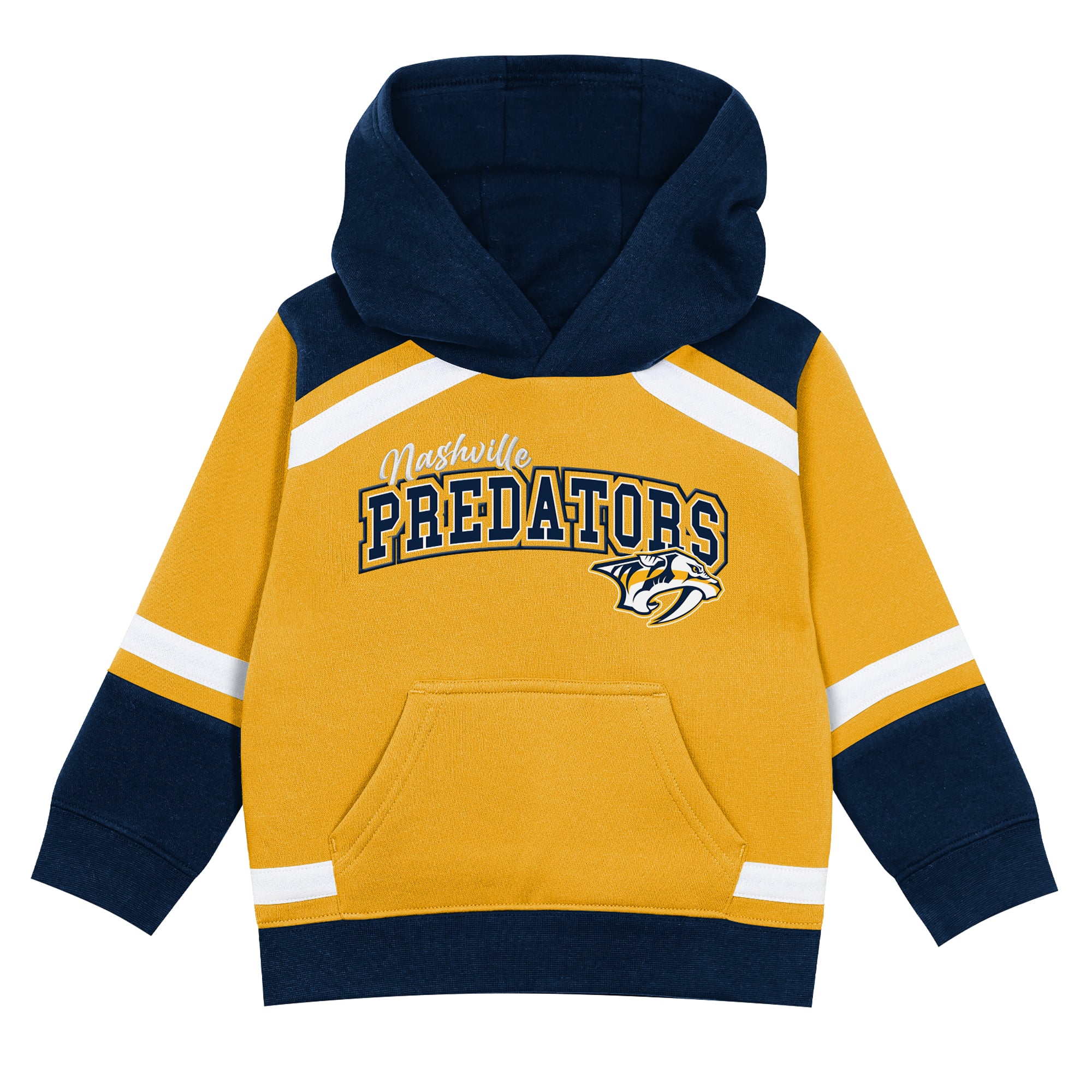 Ensemble sweat à capuche et pantalon Ice Explorer pour tout-petit Outerstuff or/marine Nashville Predators