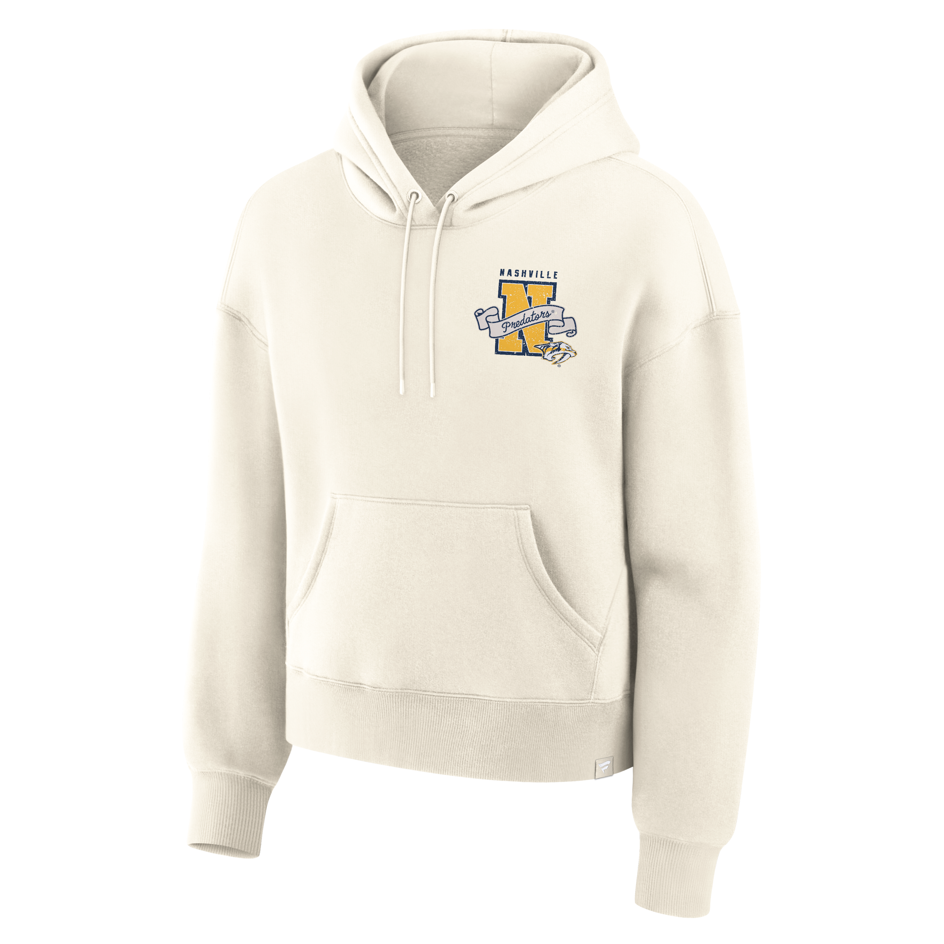 Women's Fanatics Cream Nashville Predators Legacy Hoodie