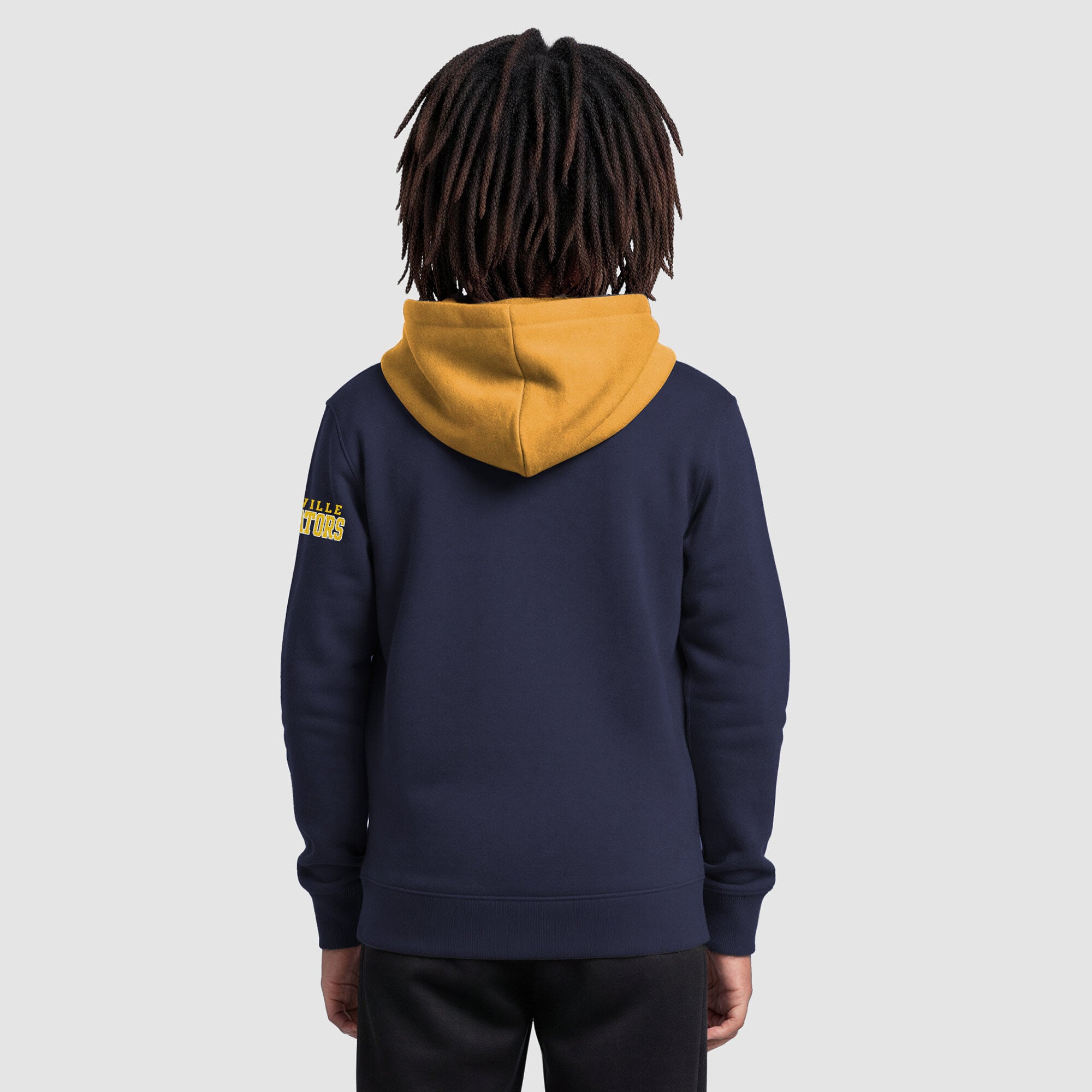 Youth Champion Navy Nashville Predators Fleece Hoodie