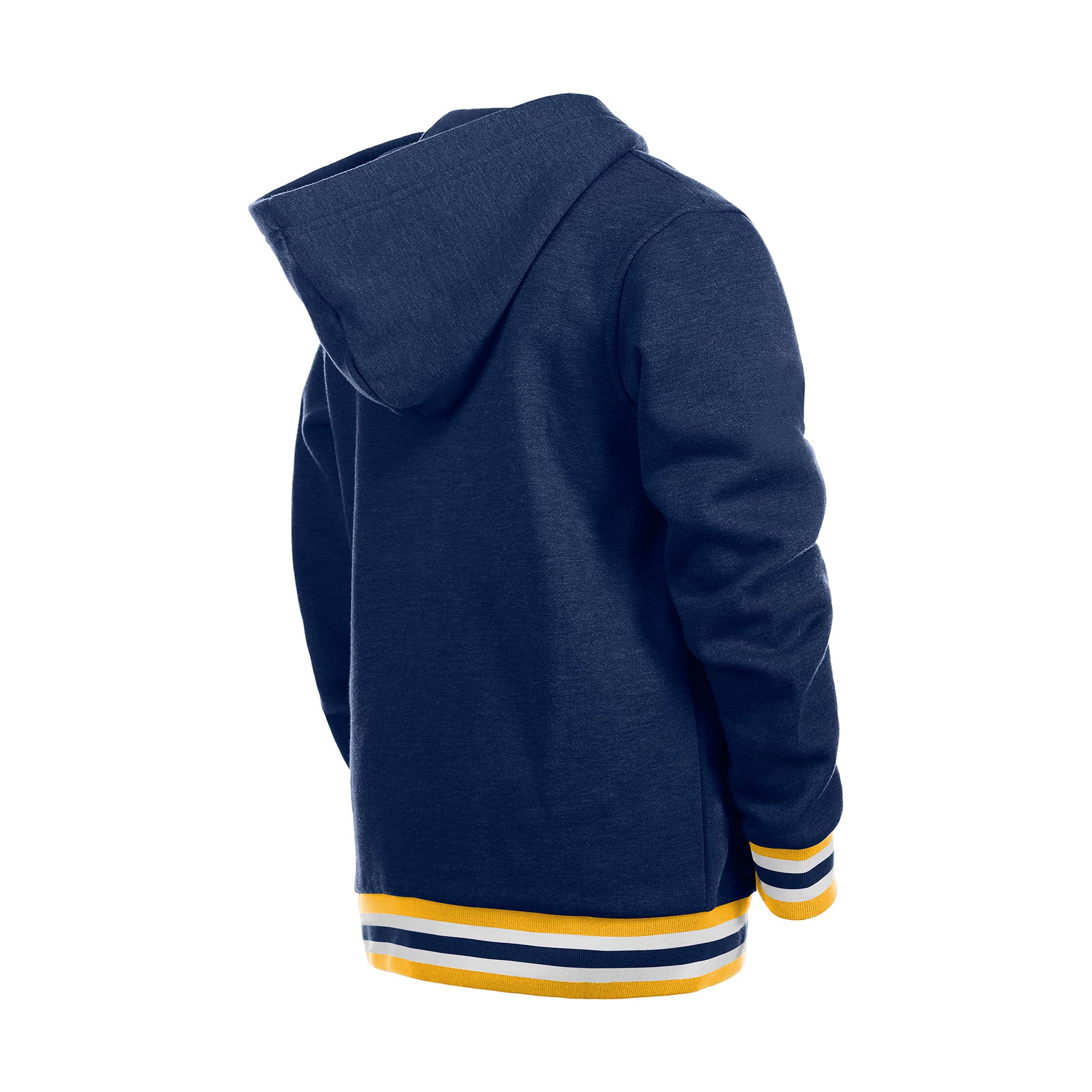 Youth New Era Navy Nashville Predators Knit Trim Pullover Hoodie