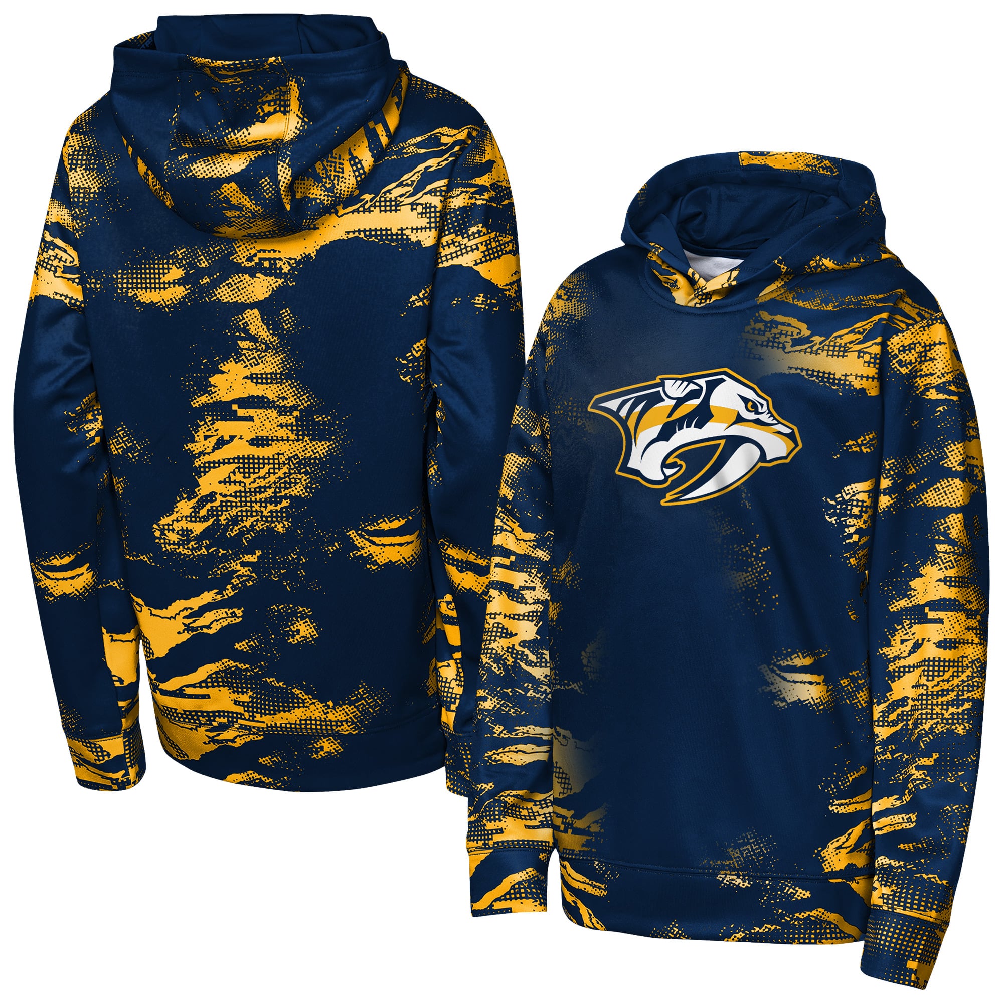 Sweat à capuche Youth Outerstuff Navy Nashville Predators Team Dynamics