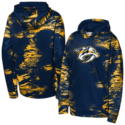 Youth Nashville Predators Outerstuff Navy Team Dynamics Hoodie