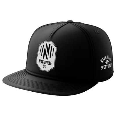 Nashville SC Paper Planes Unisex Snapback Hat - Black