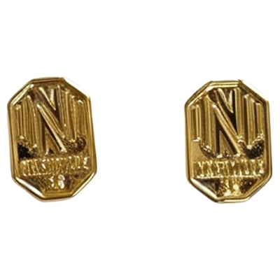 Nashville SC LUV AJ Women's Logo Studs - Gold