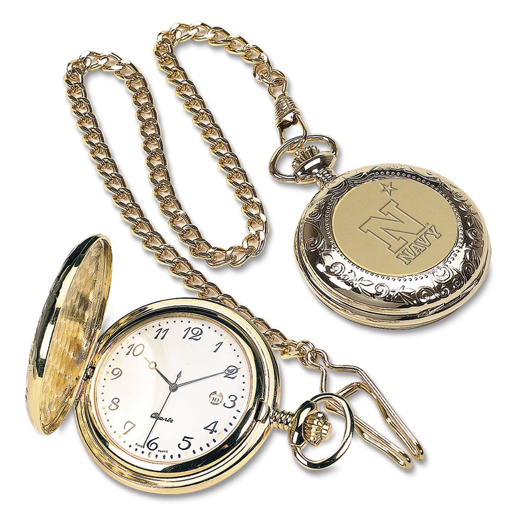 Gold Navy Midshipmen Pocket Watch NAVY POCKET WATCH main image 0