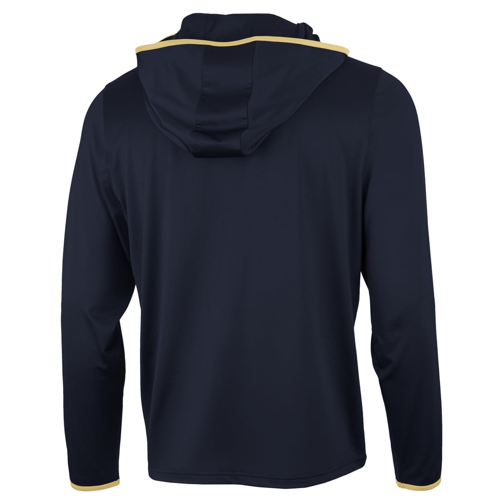 Color Codes For Days Men's Antigua Navy Navy Midshipmen Brink Color Pop Long Sleeve Hoodie T ...