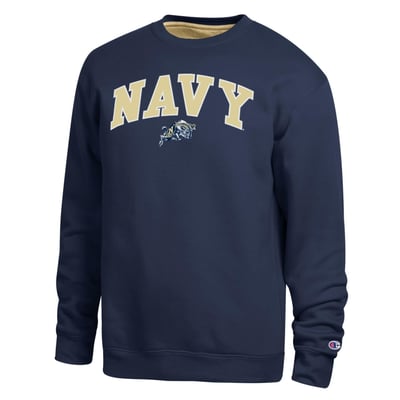  Navy Midshipmen Champion Arch Sweatshirt - Navy