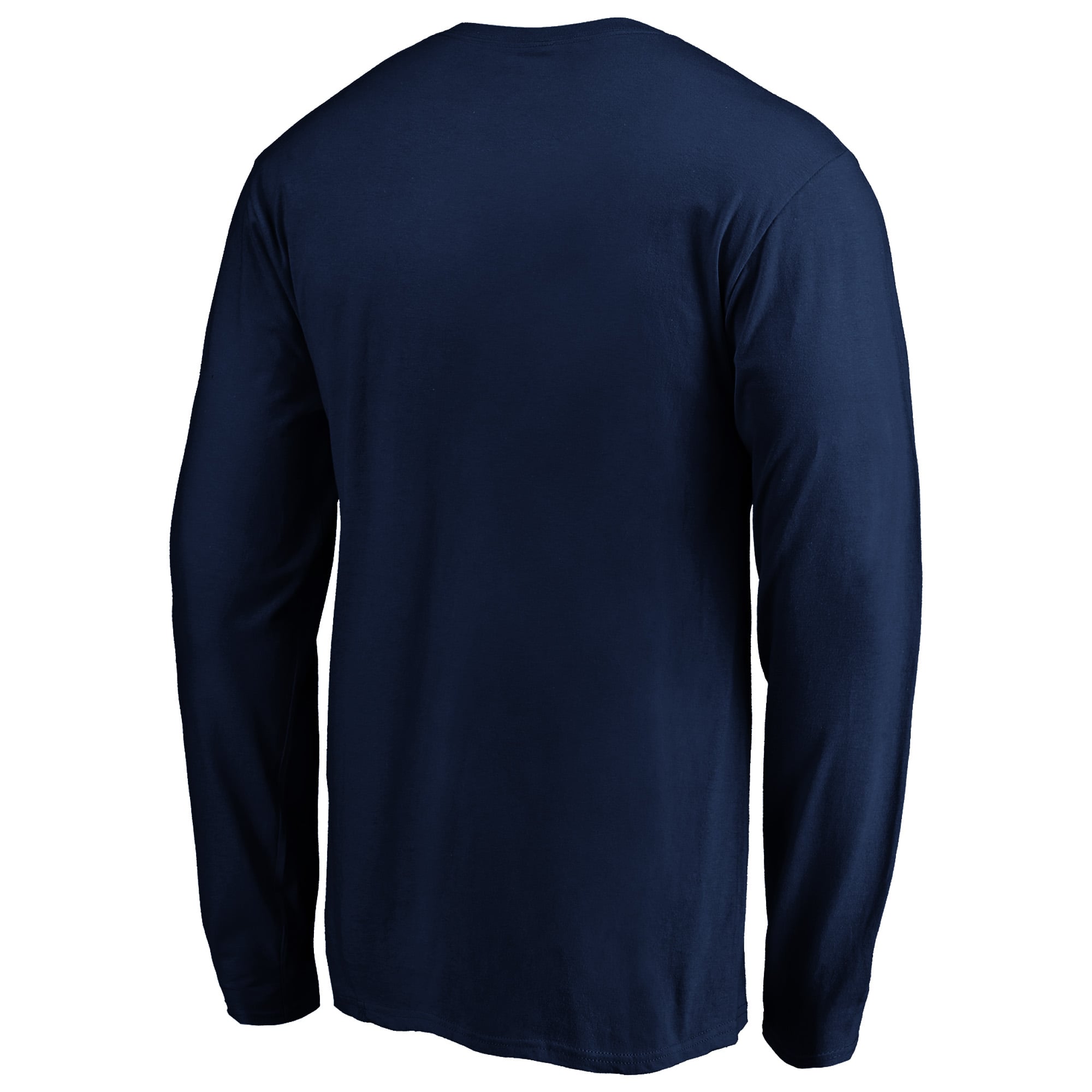 Men's Navy Navy Midshipmen Banner Wave Long Sleeve T-Shirt