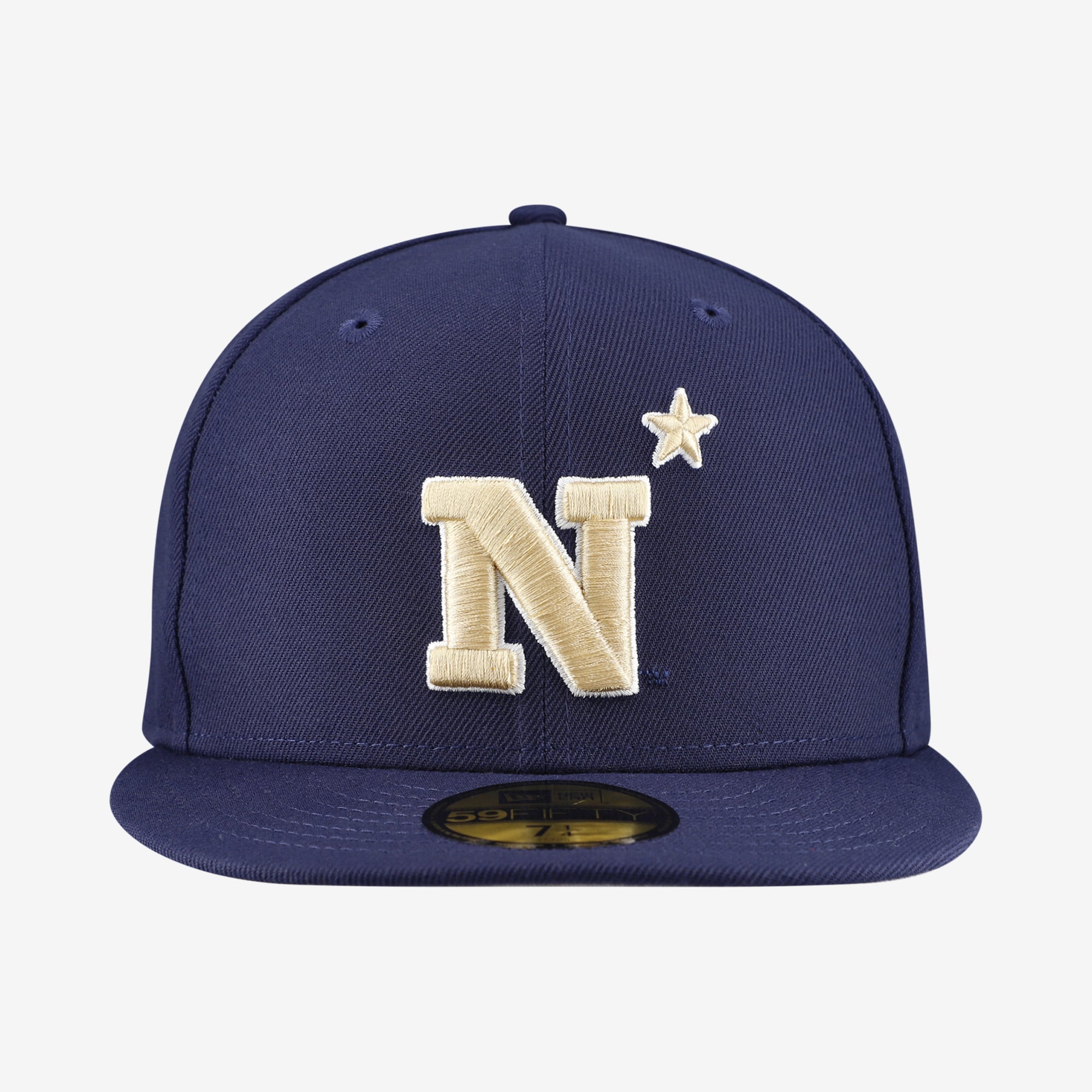 Casquette ajustée New Era Navy Midshipmen Core 59FIFTY pour homme