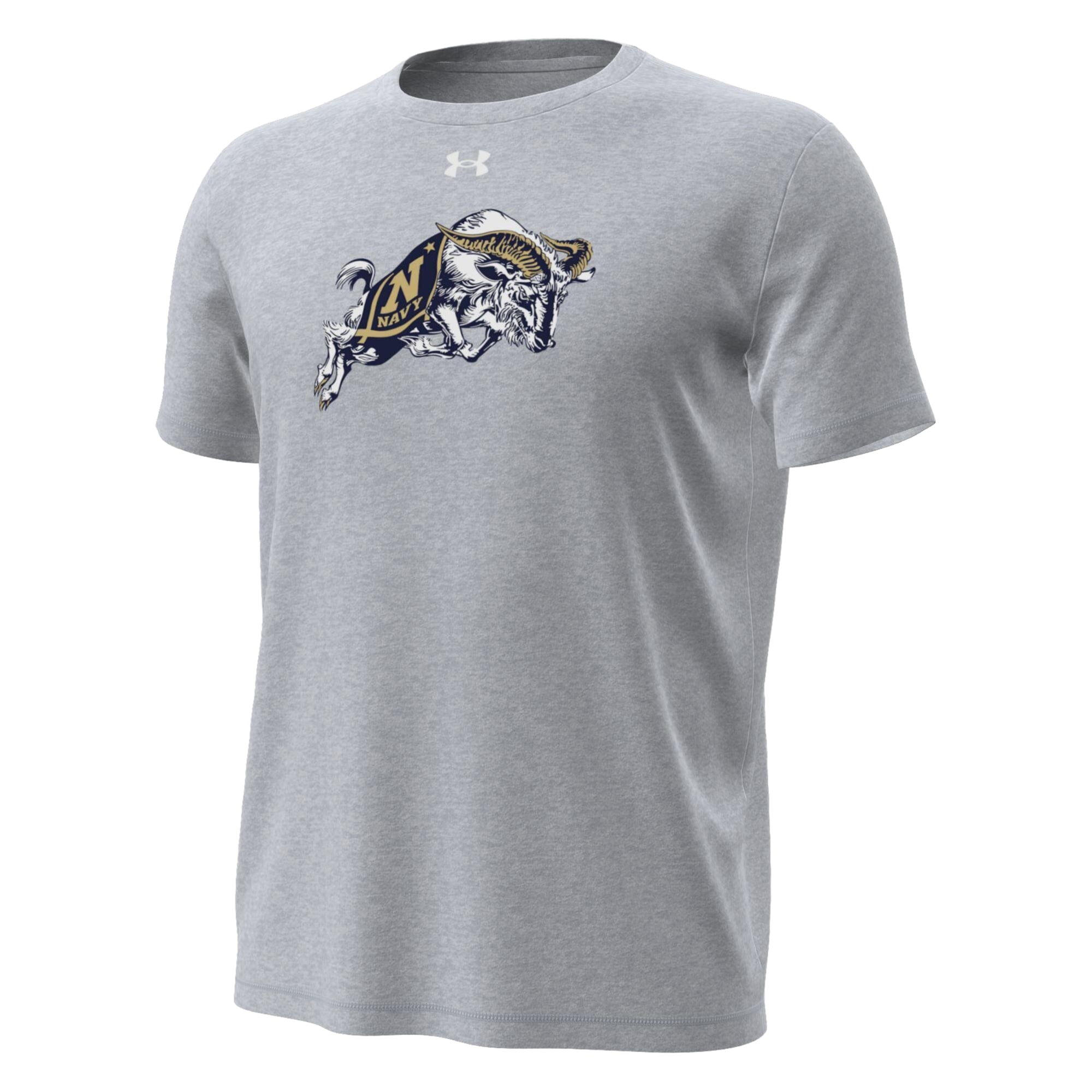 Men's Under Armour Navy Midshipmen Goat Tech Stretch T-Shirt