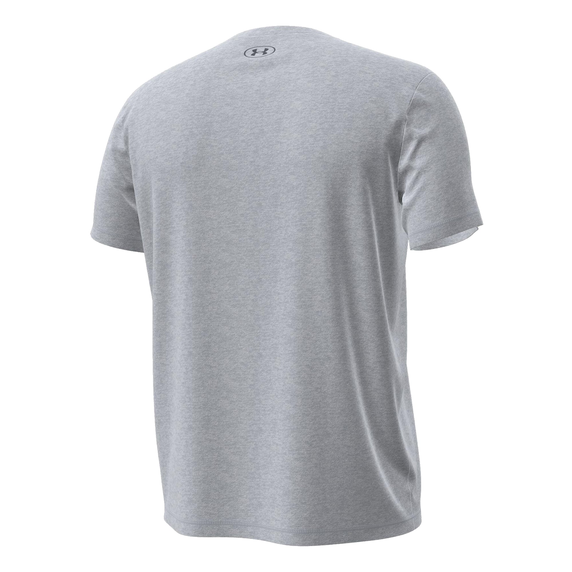 Men's Under Armour Gray Navy Midshipmen Primary Tech Stretch T-Shirt
