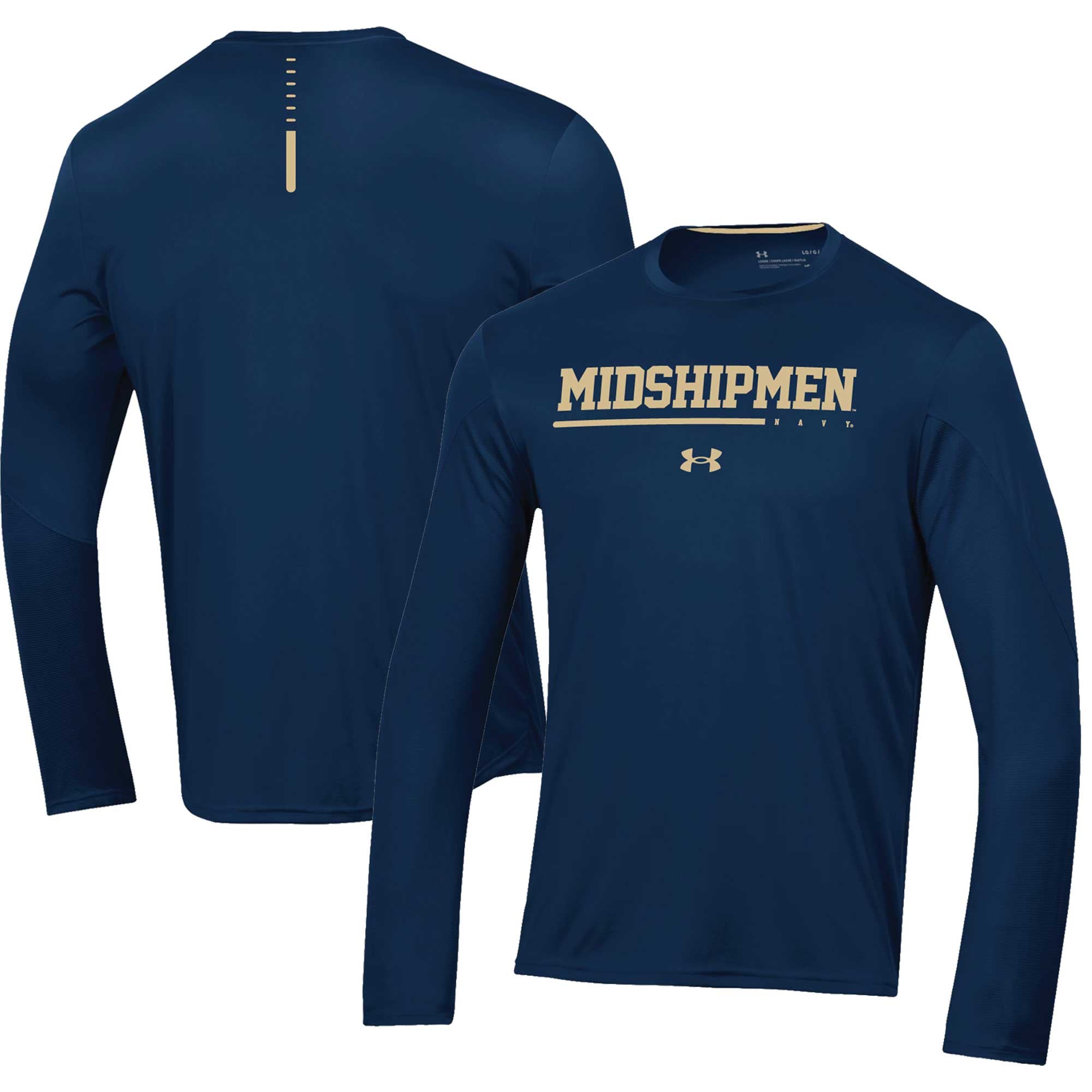 Men's Under Armour Navy Navy Midshipmen 2022 Sideline Training
