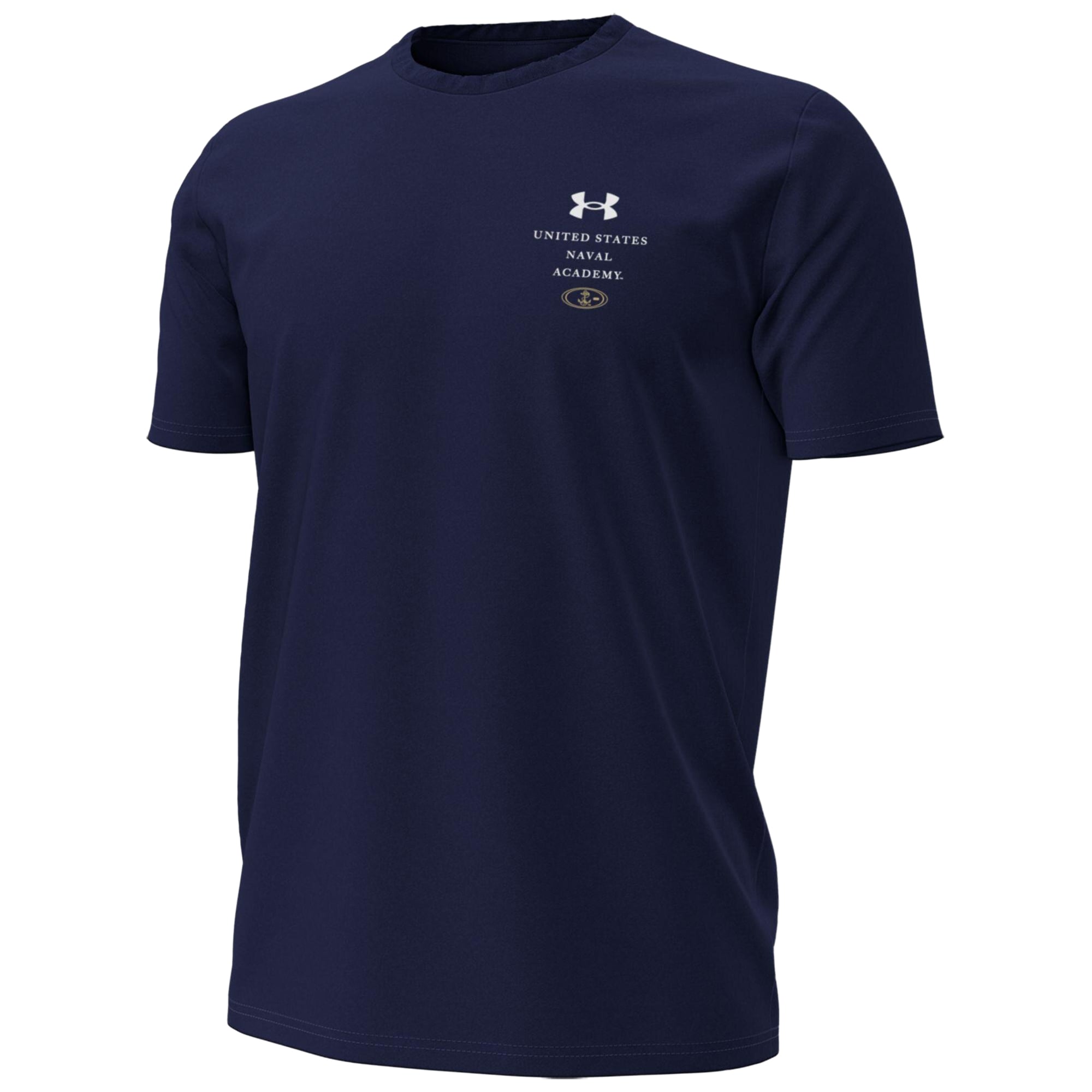 Men's Under Armour Navy Midshipmen 2026 Sideline Performance T-Shirt