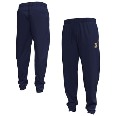 Navy Midshipmen Under Armour 2026 Sideline Unstoppable Fleece Pants - Navy