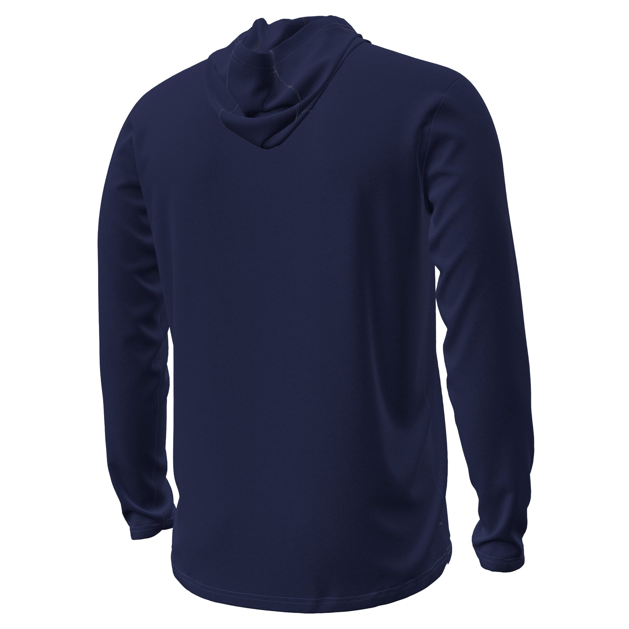 T-shirt à capuche manches longues Under Armour Navy Midshipmen 2026 Sideline Vanish pour homme