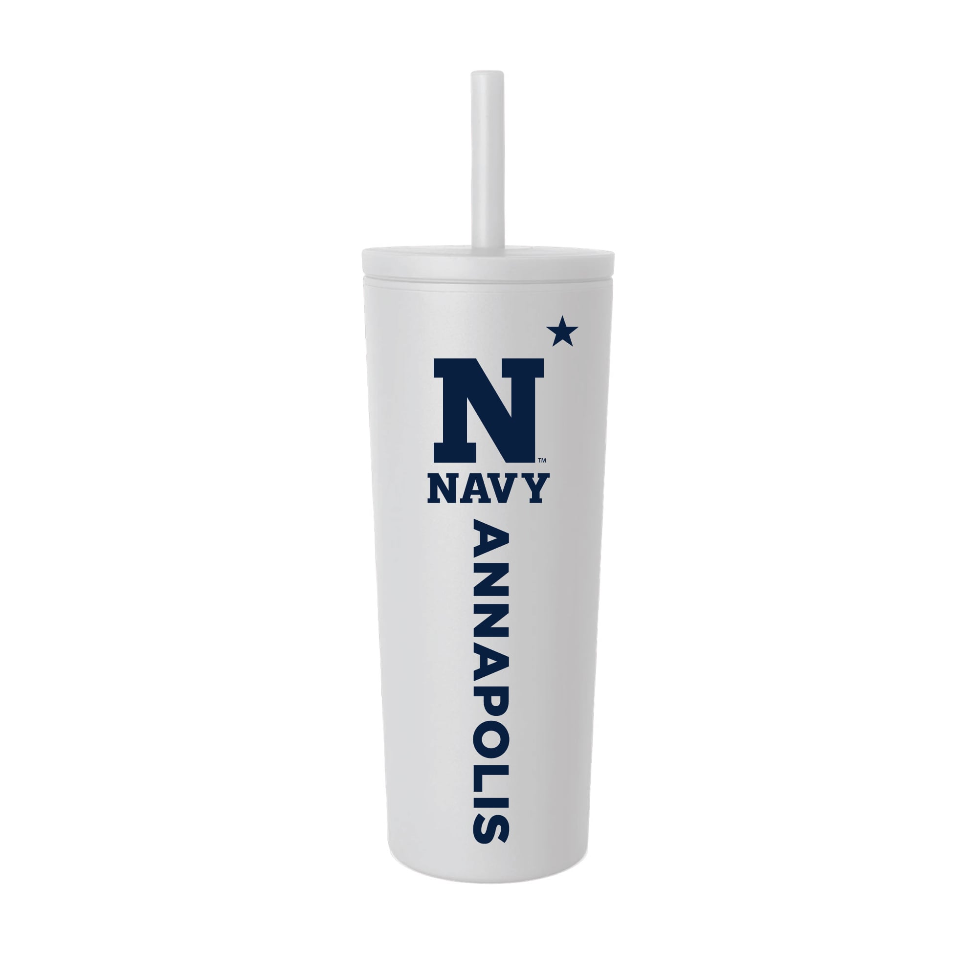 Gobelet isotherme à paille anti-déversement de 710 ml (24 oz) pour aspirants de la Marine