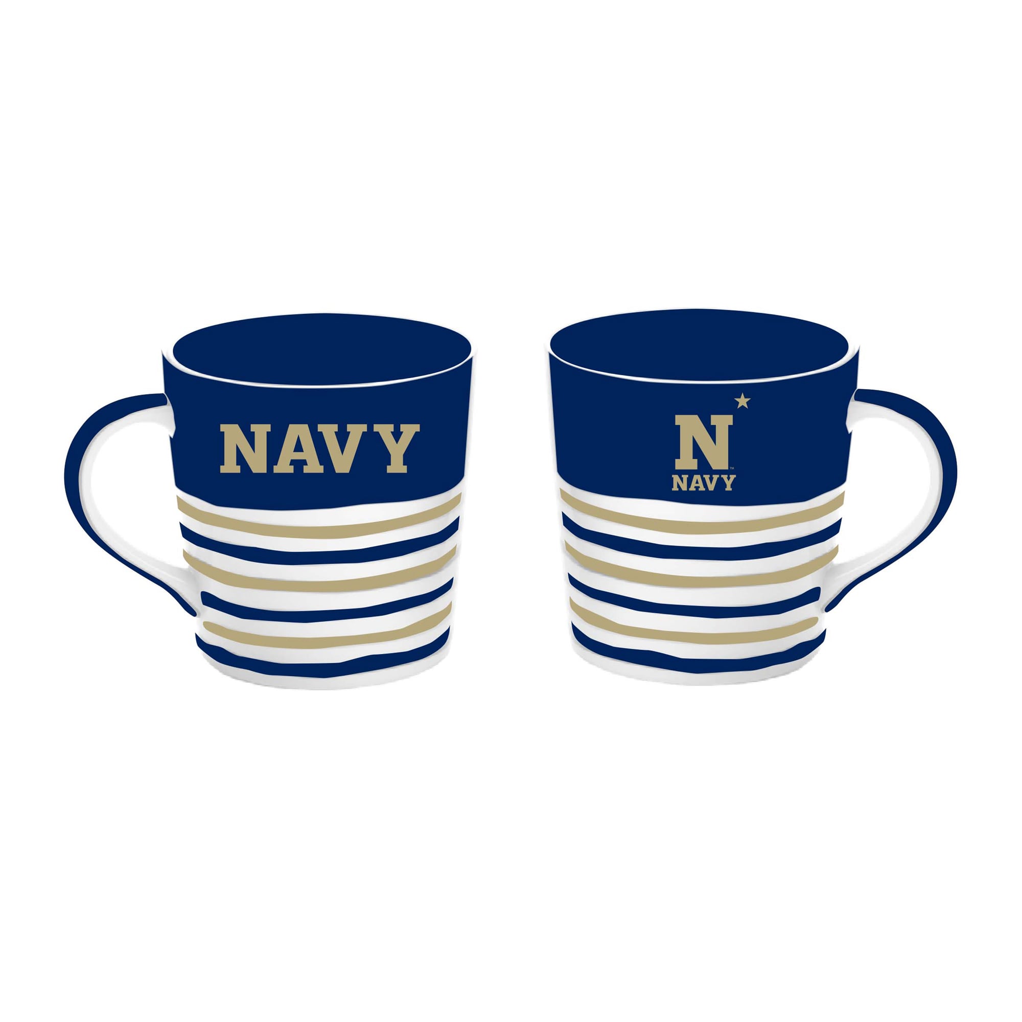 The Memory Company Navy Midshipmen 15oz. Ceramic Americano Mug