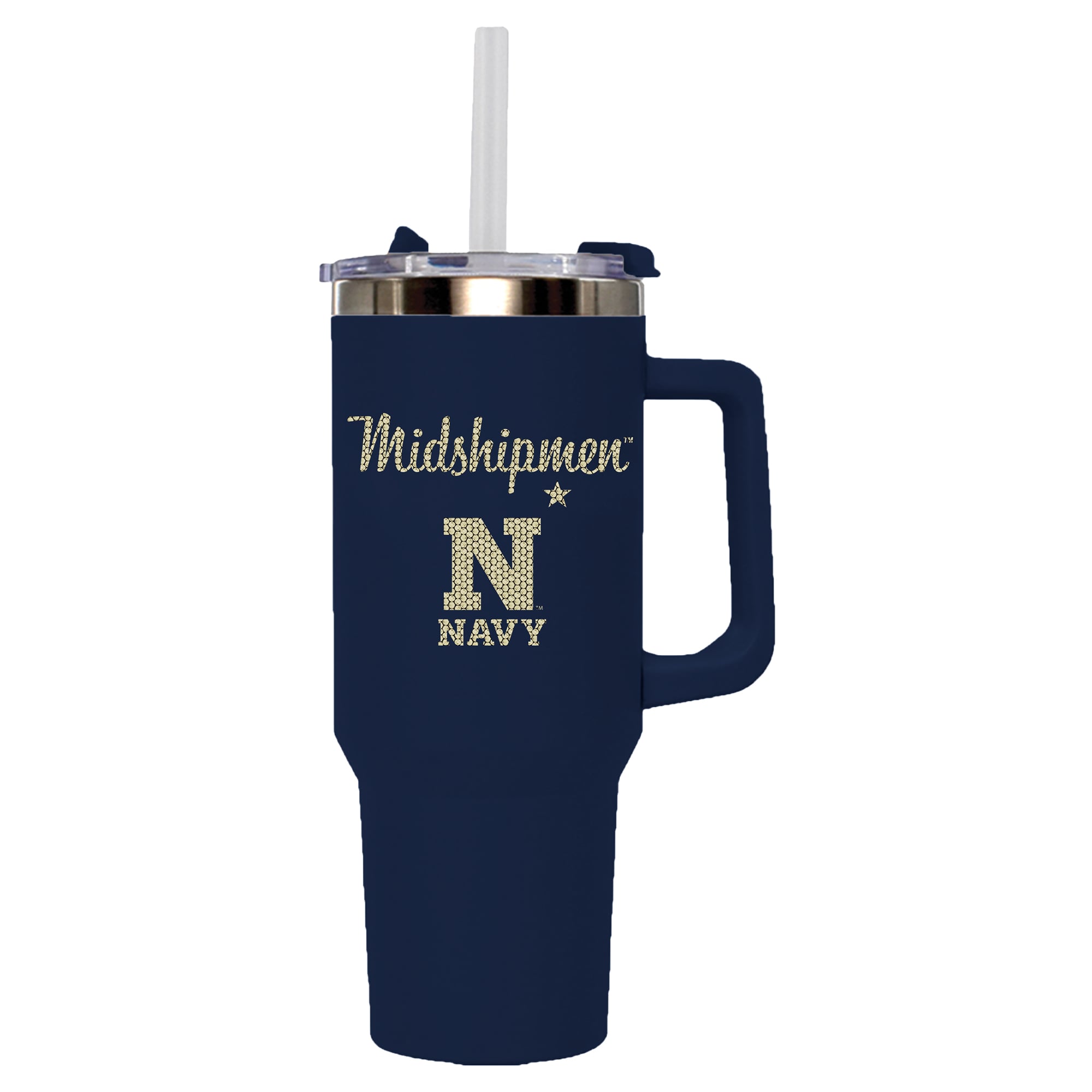 The Memory Company Navy Midshipmen 40oz. Sport Bling Tumbler