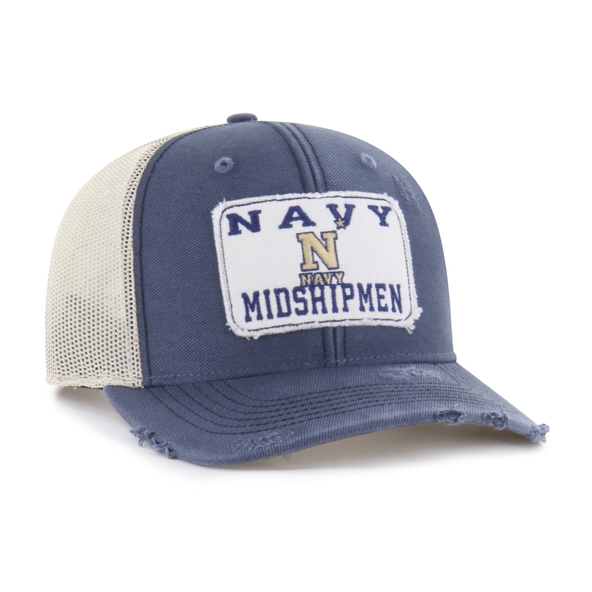 Unisex '47 Navy Navy Midshipmen Egremont Well-Worn Adjustable Trucker Hat
