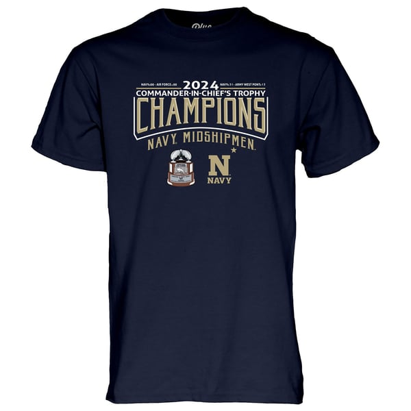 Unisex Blue 84 Navy Navy Midshipmen 2024 Commander-In-Chief
