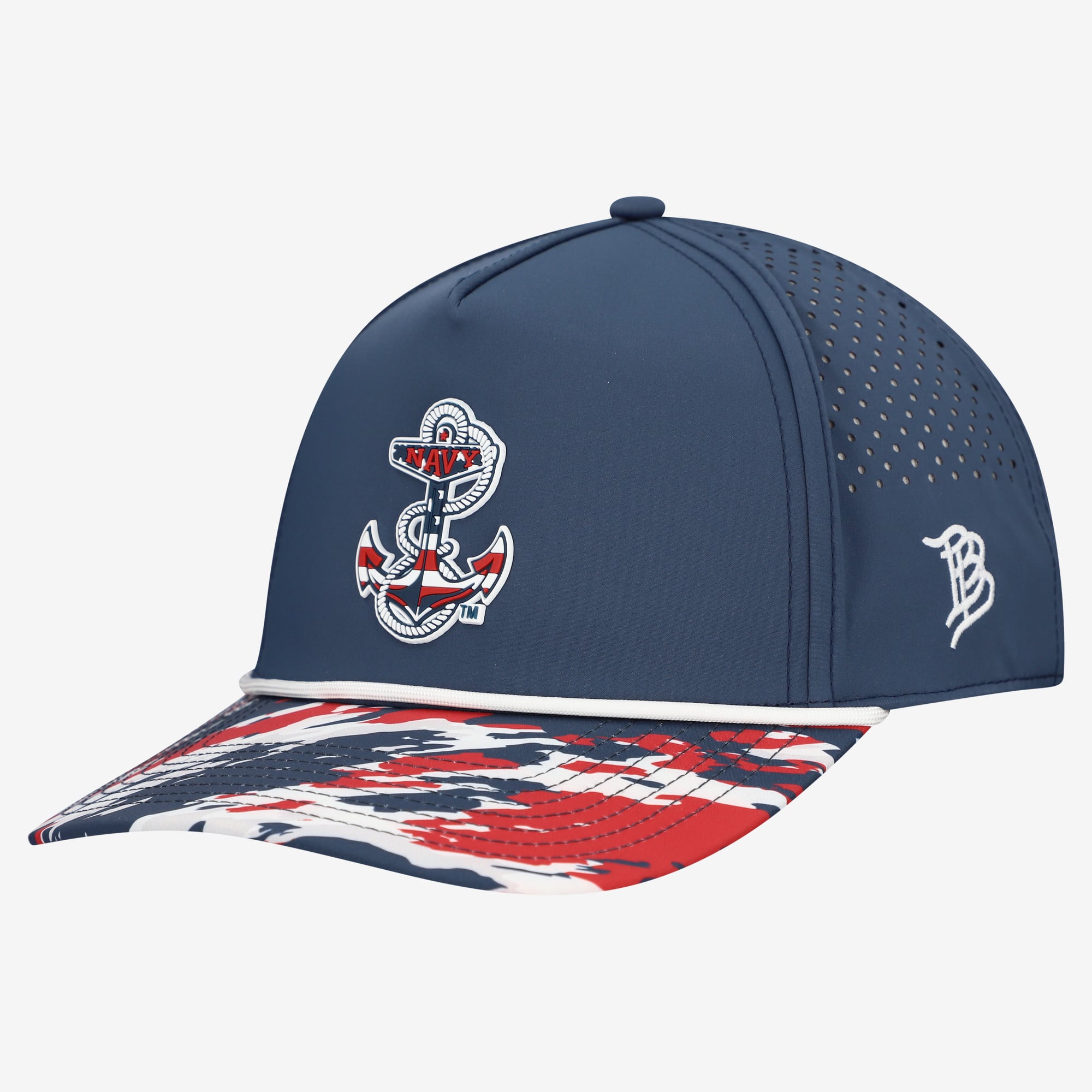 Unisex Branded Bills Navy Navy Midshipmen Stars & Stripes Rope Adjustable Hat