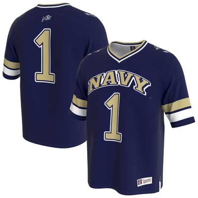 Navy Midshipmen GameDay Greats Unisex Lightweight Collegiate Football Fashion Jersey - Navy
