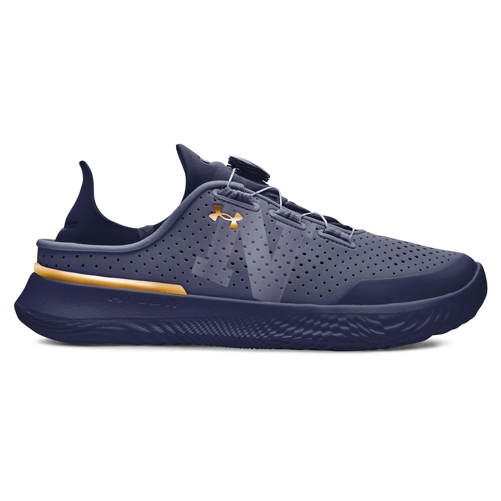 Unisex Under Armour Navy Navy Midshipmen SlipSpeed Running Shoes display picture 2