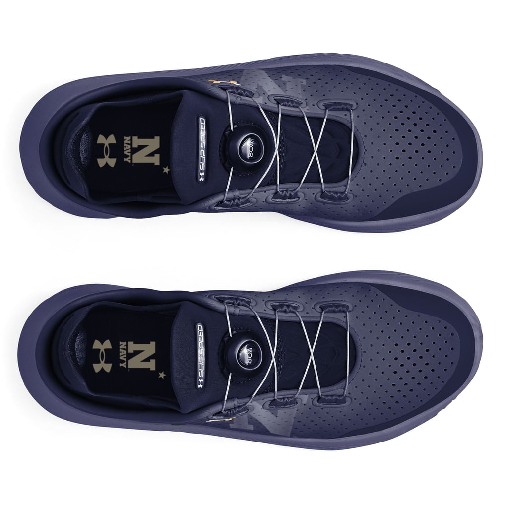 Unisex Under Armour Navy Navy Midshipmen SlipSpeed Running Shoes