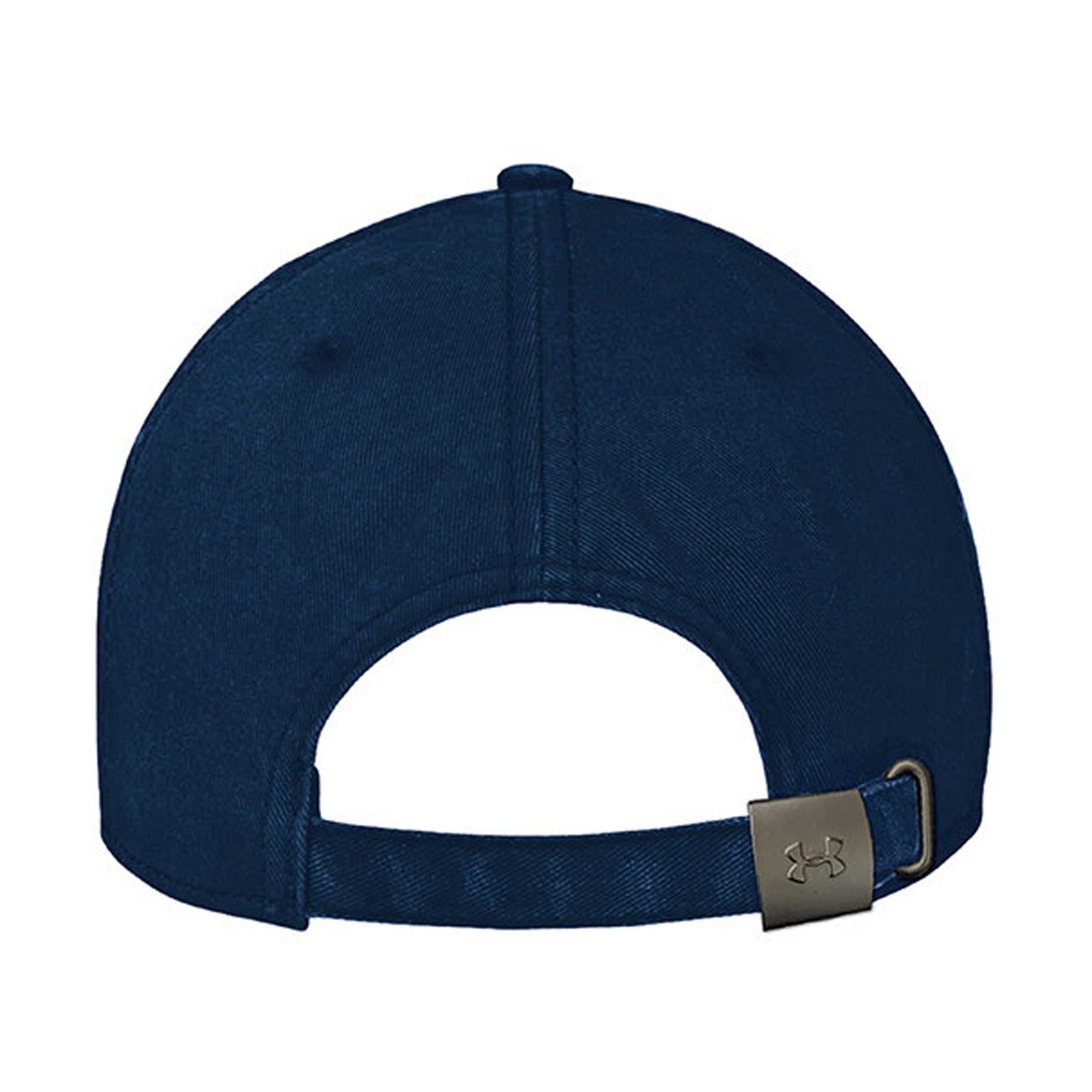 Casquette unisexe Under Armour Navy Midshipmen en coton lavé Iso-Chill ajustable