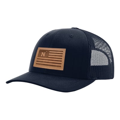  Navy Midshipmen Uscape Apparel Unisex Alma Americana Trucker Hat - Navy