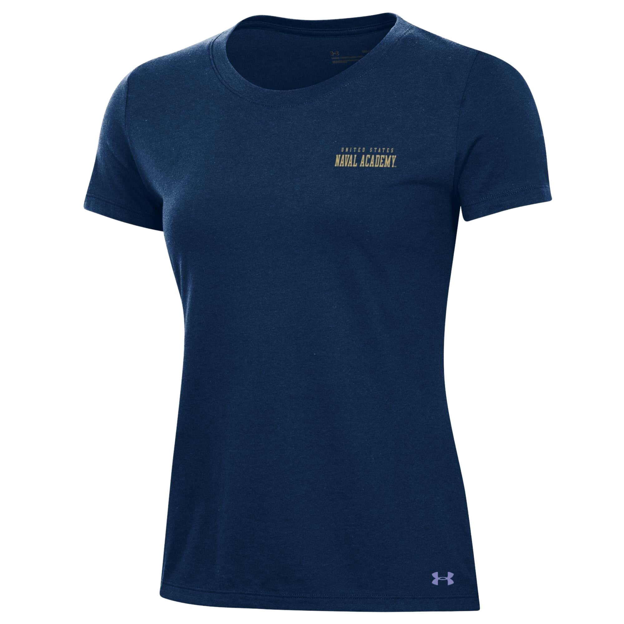 Women's Under Armour  Navy Midshipmen Performance Cotton T-Shirt