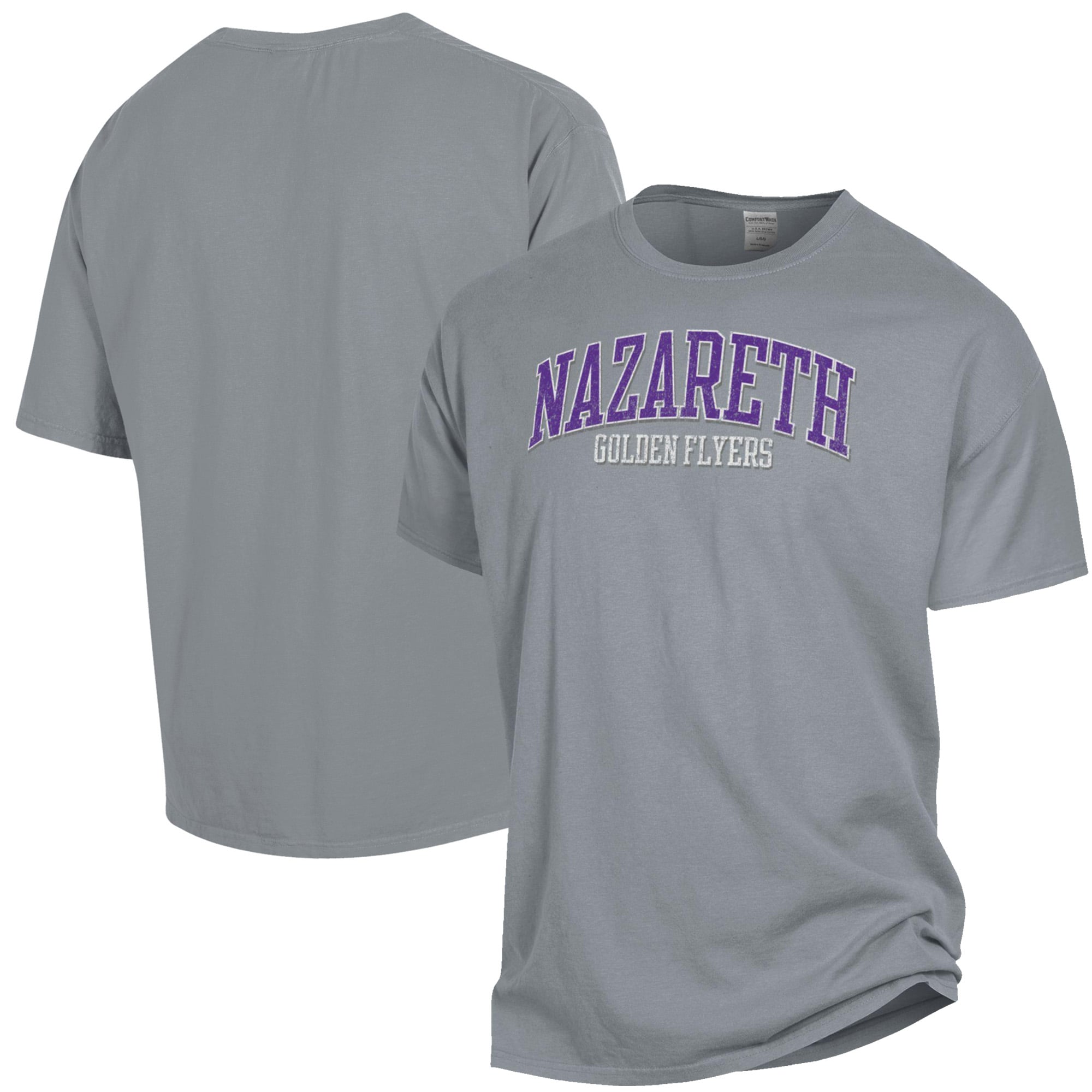 T-shirt Gris Nazareth College - Taille L - Occasion Très Bon état