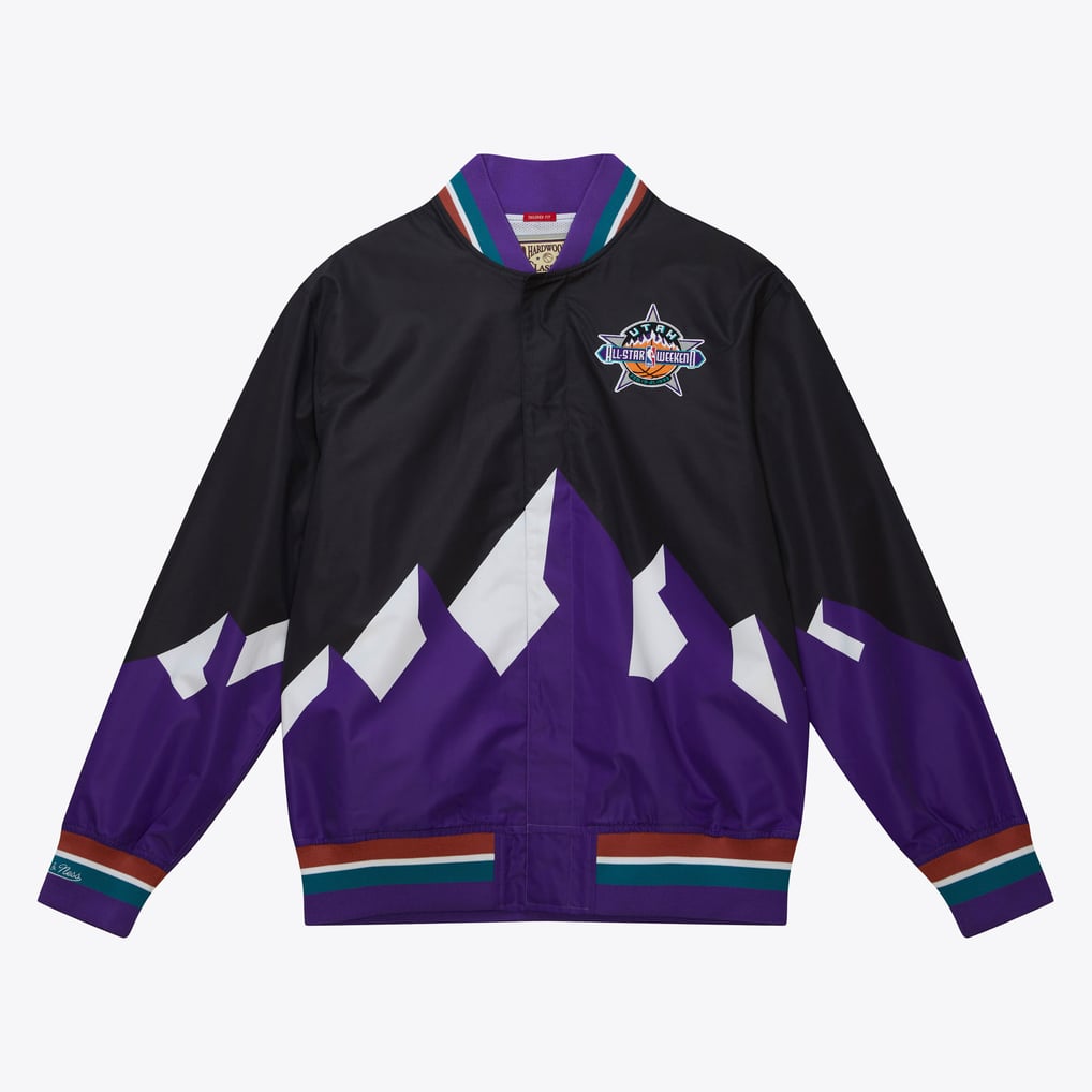 1993 NBA All-Star Game M&N x Just Don Black Warm Up Full-Zip Jacket