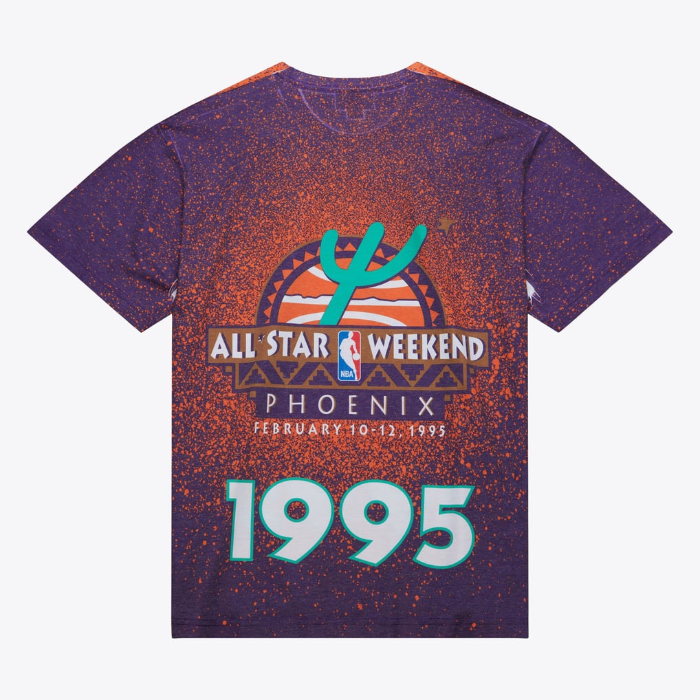 1995 NBA All-Star Game Orange Champ City Sublimated T-Shirt