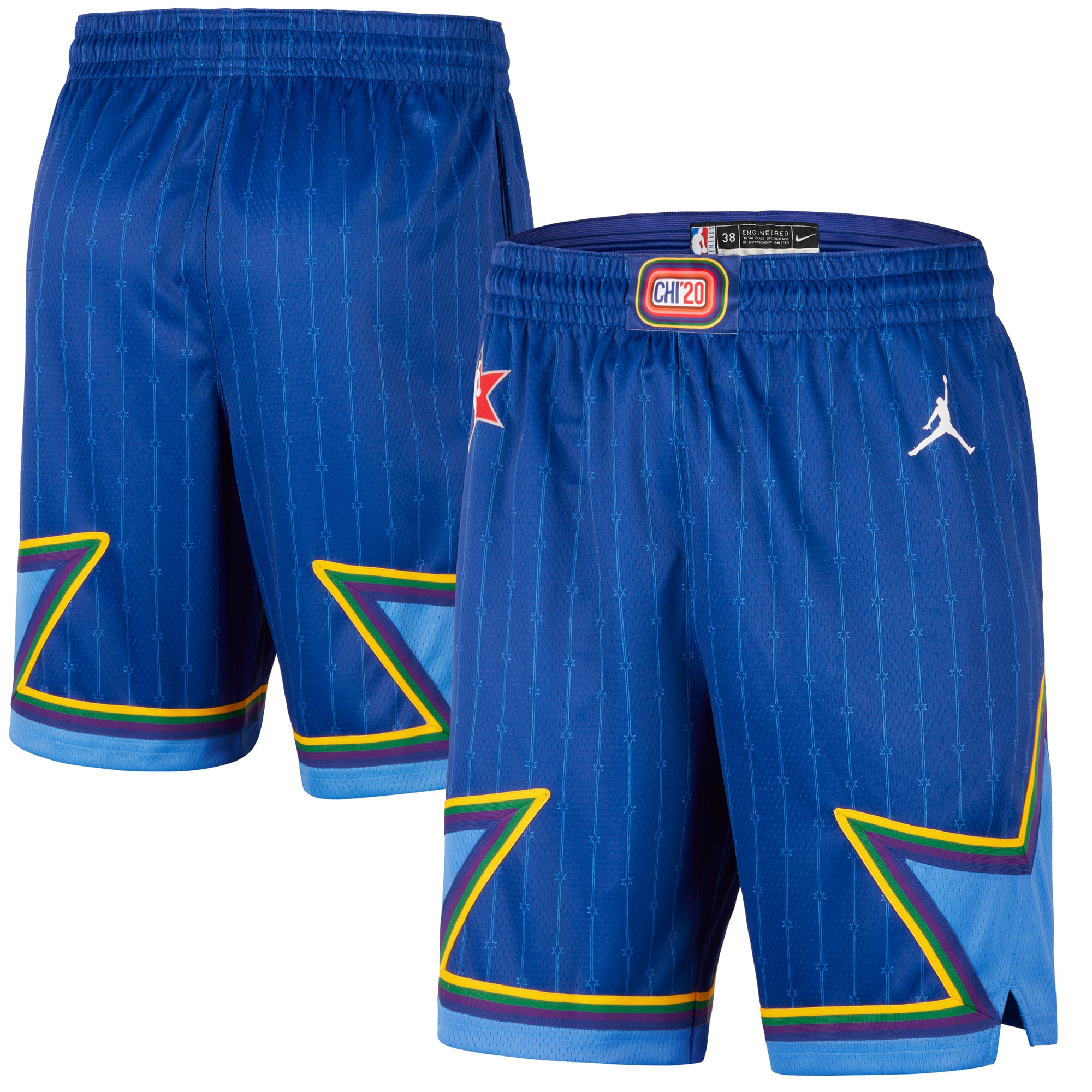 Men's Jordan Brand Blue 2020 NBA All-Star Game Swingman Shorts
