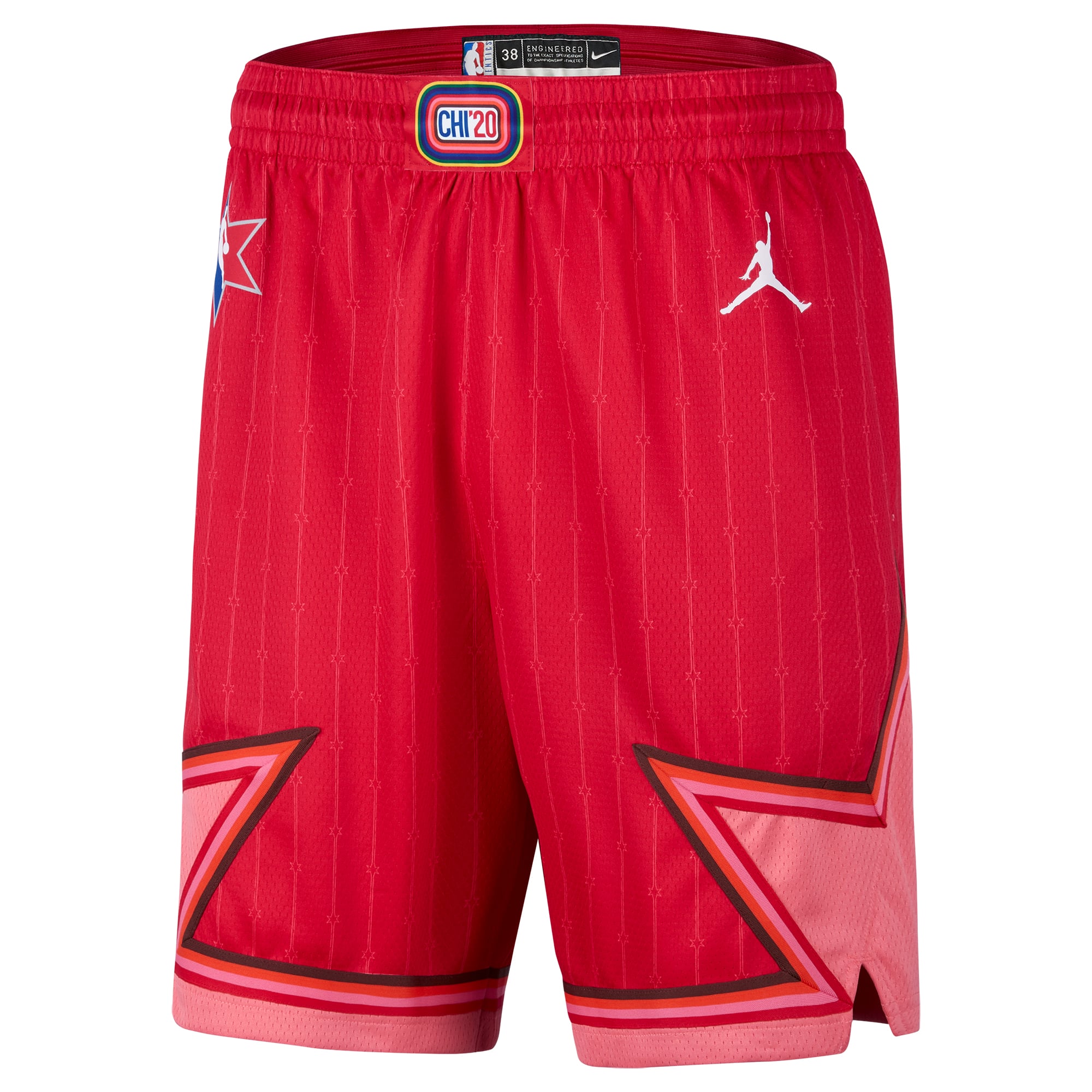 【JORDAN】20年NBAオールスターゲームモデル　スウィングマンショーツ　S Men's Jordan Brand Red 2020 NBA All-Star Game Swingman Shorts