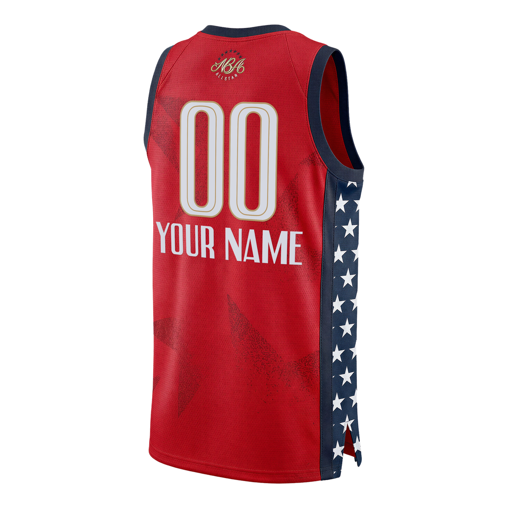 Jordan Brand Unisex 2026 NBA All-Star Game Swingman Custom Jersey - Red