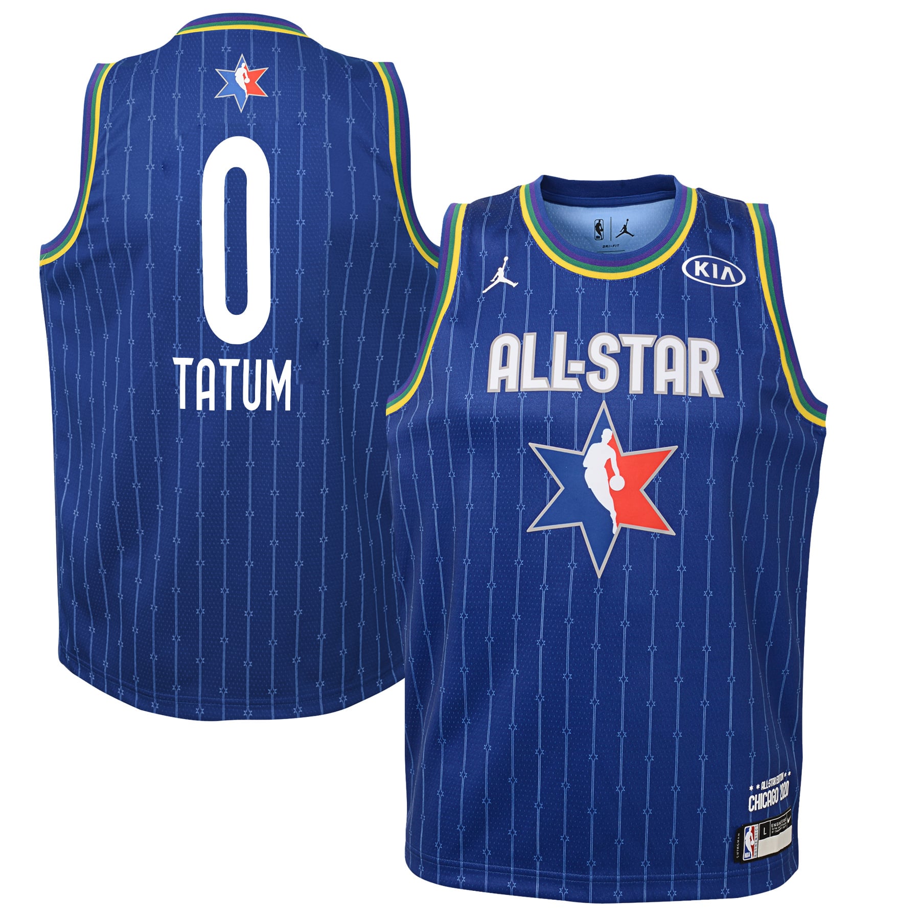 Youth Jordan Brand Jayson Tatum Blue 2020 NBA All-Star Game