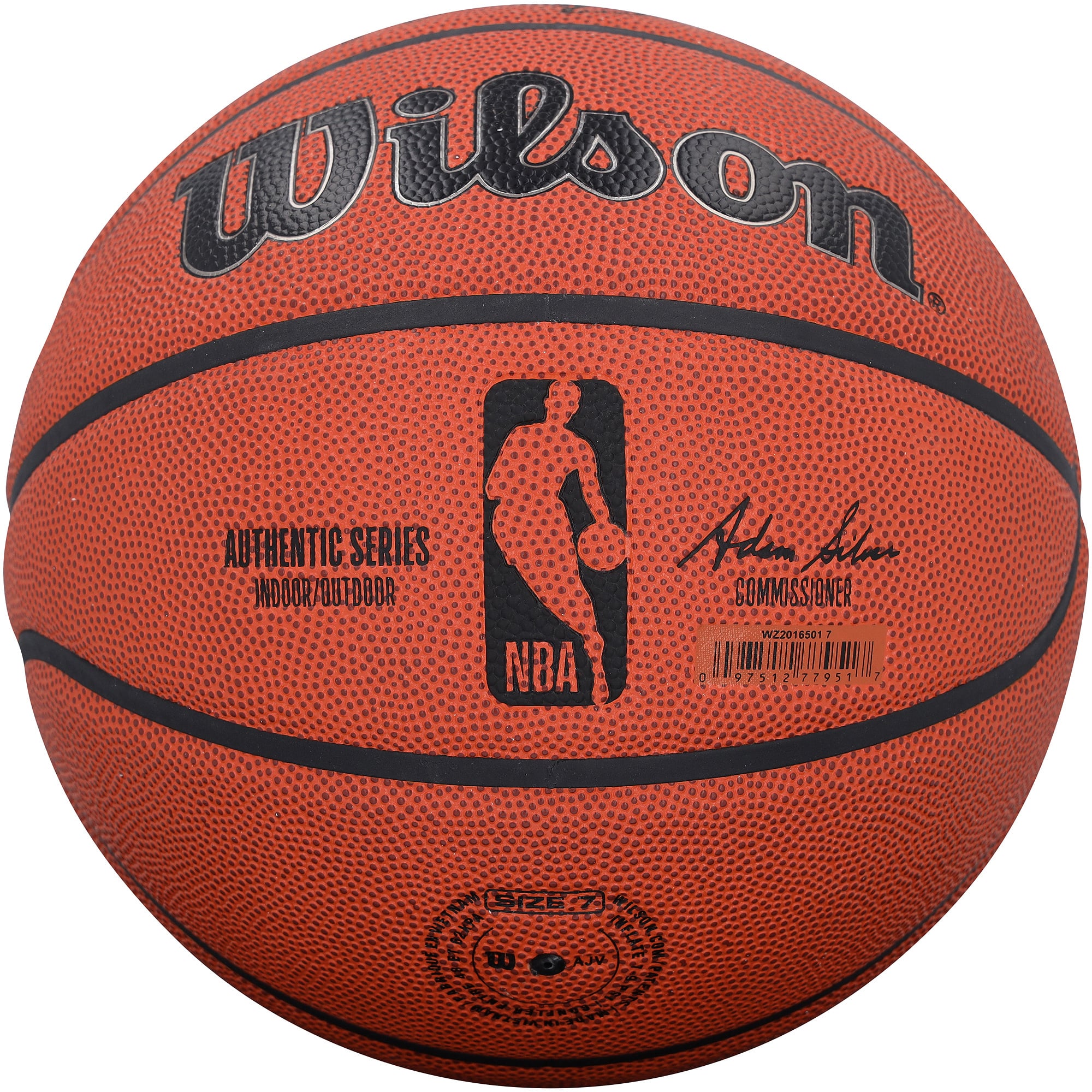 Ballon de basket-ball Wilson Authentic Series intérieur/extérieur autographié par Jason Kidd et Grant Hill, avec plusieurs inscriptions - Édition limitée n° 10/10