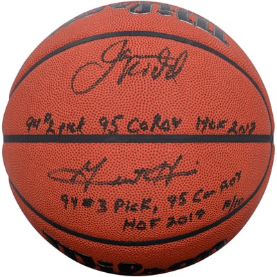 Jason Kidd & Grant Hill Autographed Fanatics Authentic Wilson Authentic Series Indoor/Outdoor Basketball with Multiple Inscriptions - Limited Edition #10/10